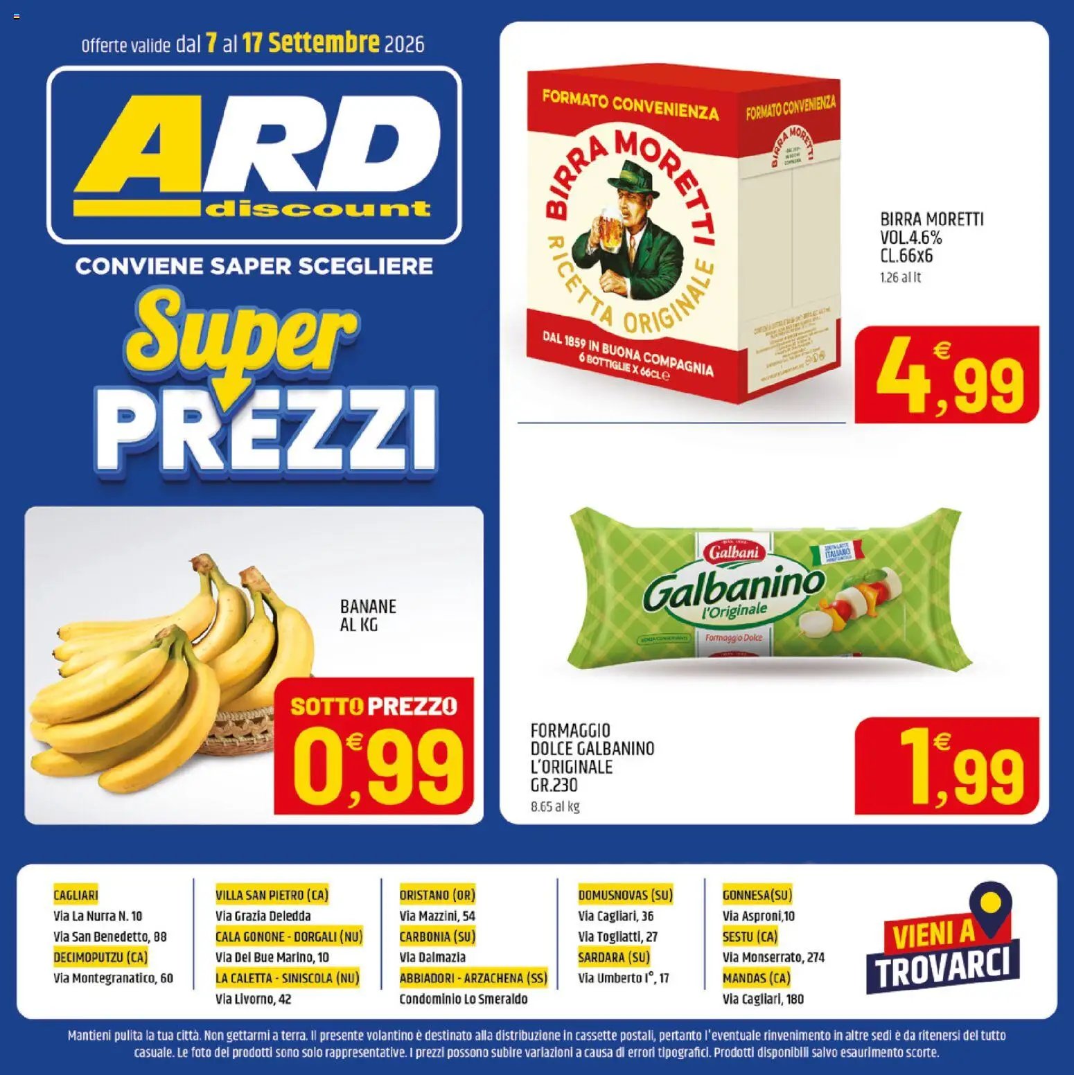 ARD Discount volantino Sardegna