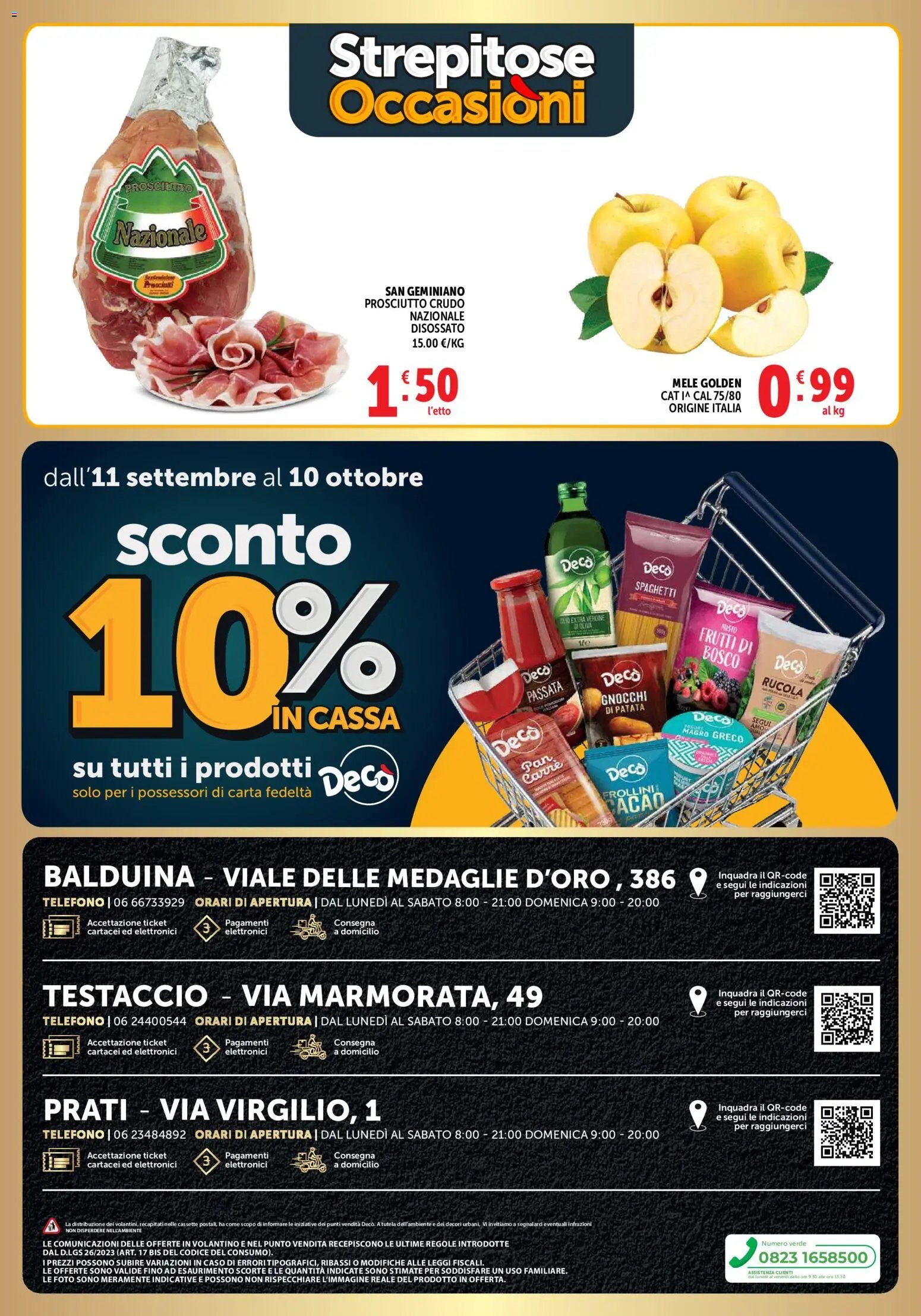 Decò volantino Gourmet