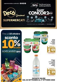 Decò volantino Gourmet