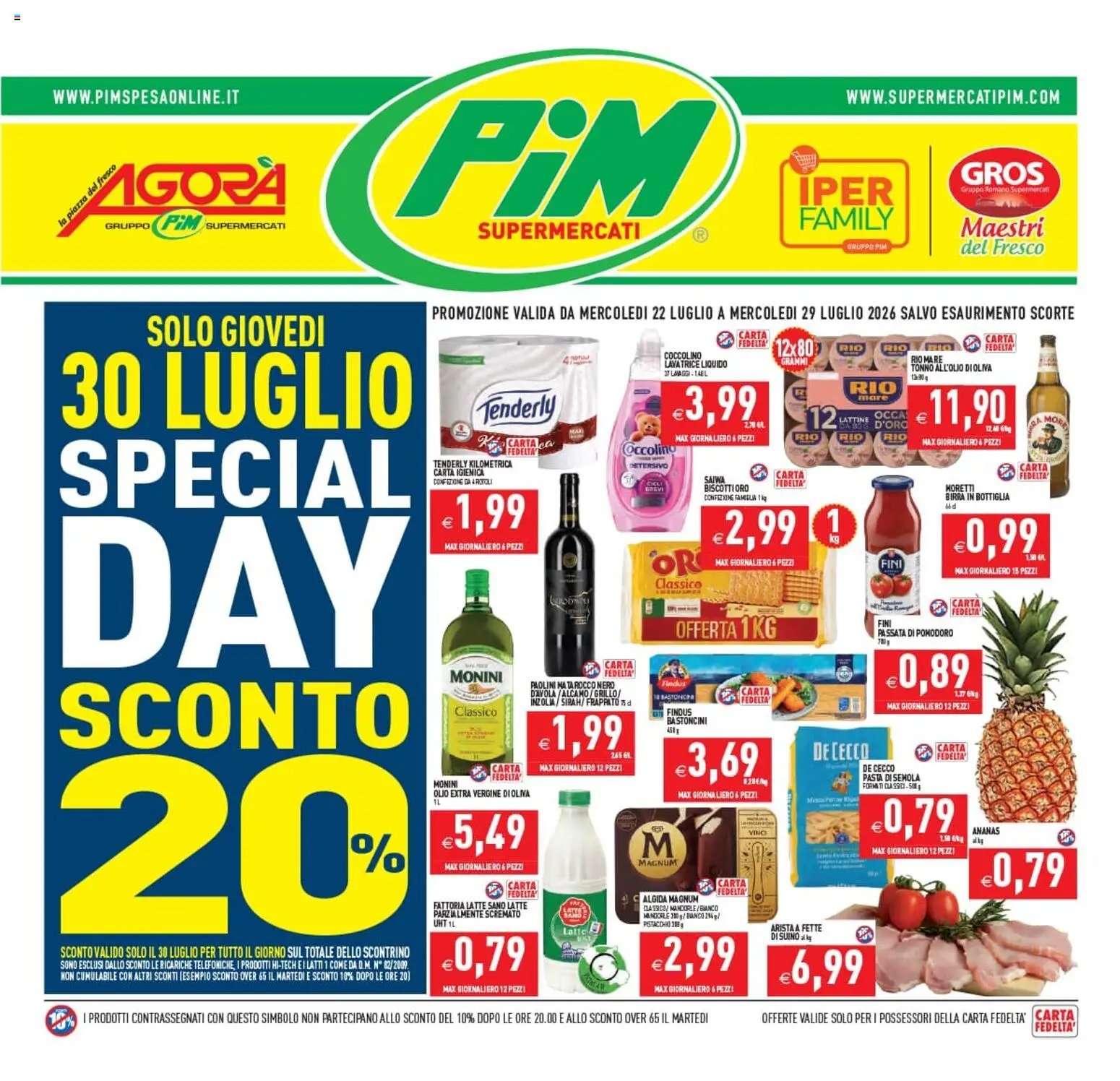 PIM Supermercati volantino