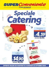 SuperConveniente volantino Catering Enna, Misterbianco