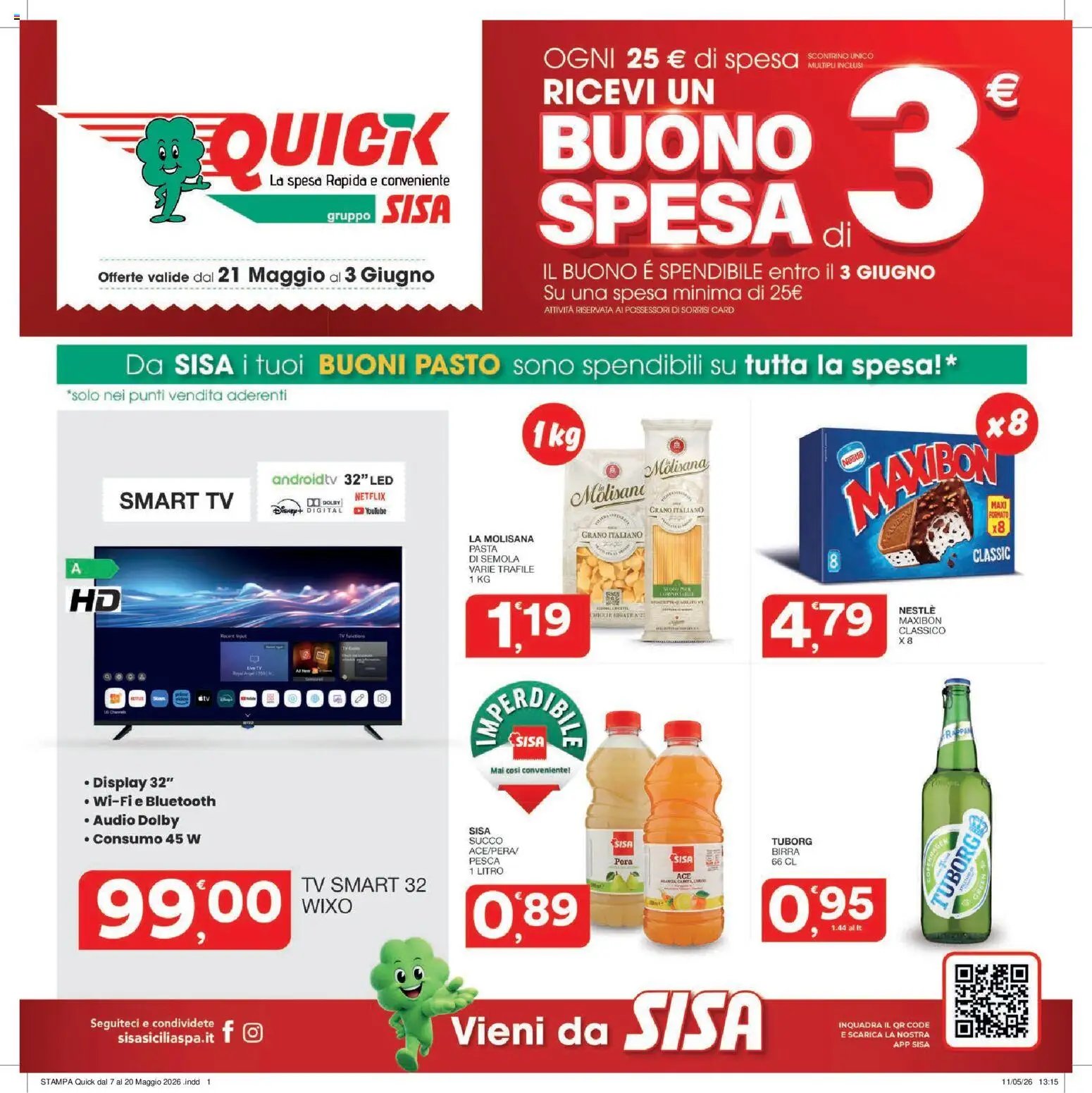 SISA volantino Quick (2026-05-21 - 2026-06-03)