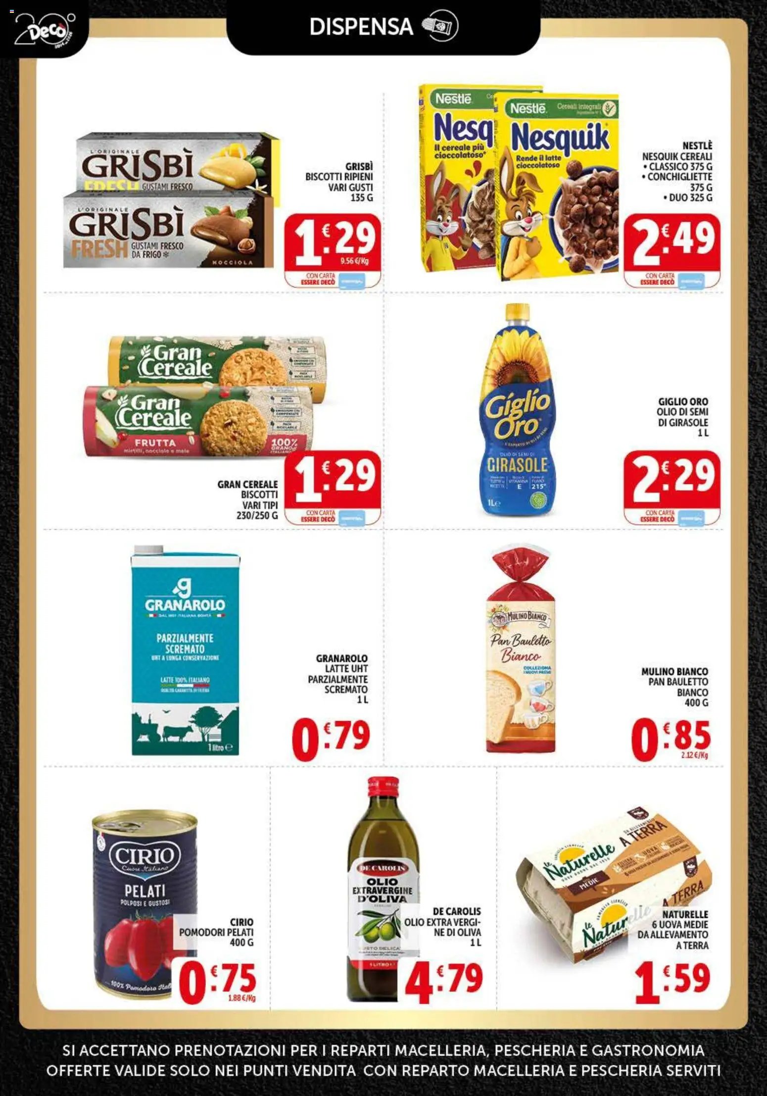 Decò volantino Gourmet