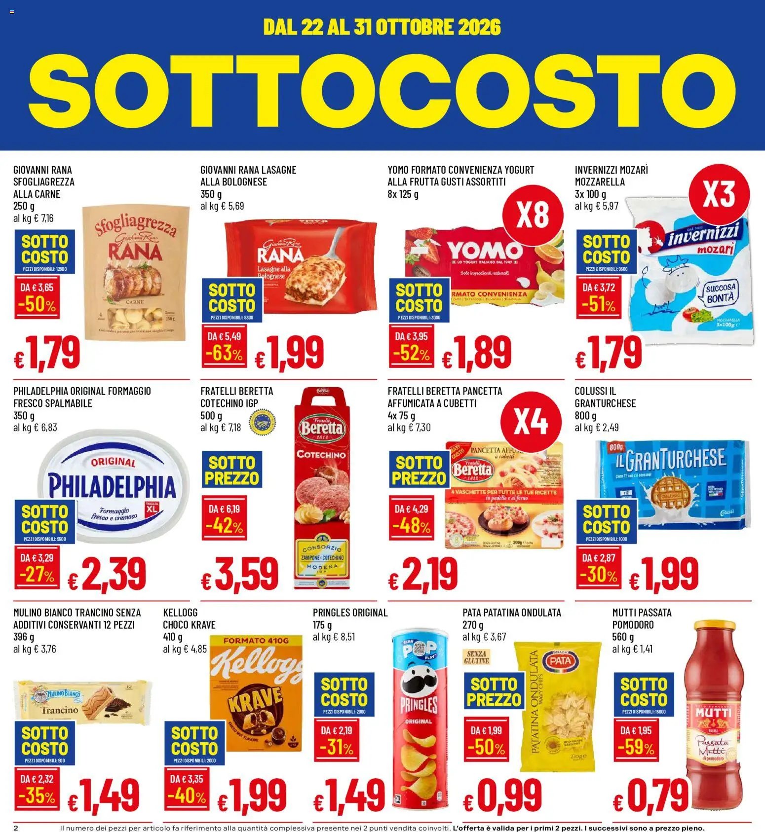 Galassia volantino Sotto Costo