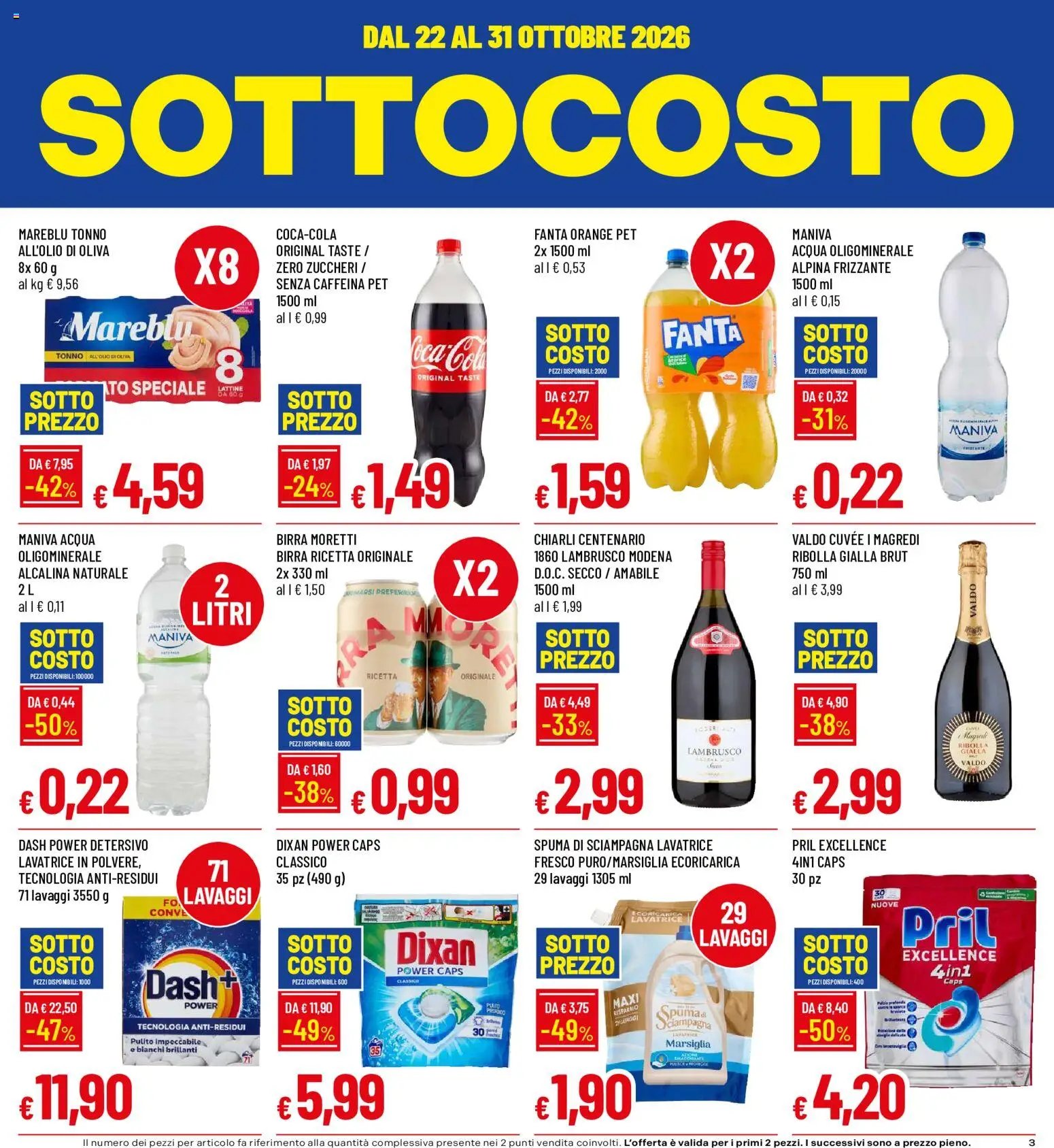 Galassia volantino Sotto Costo