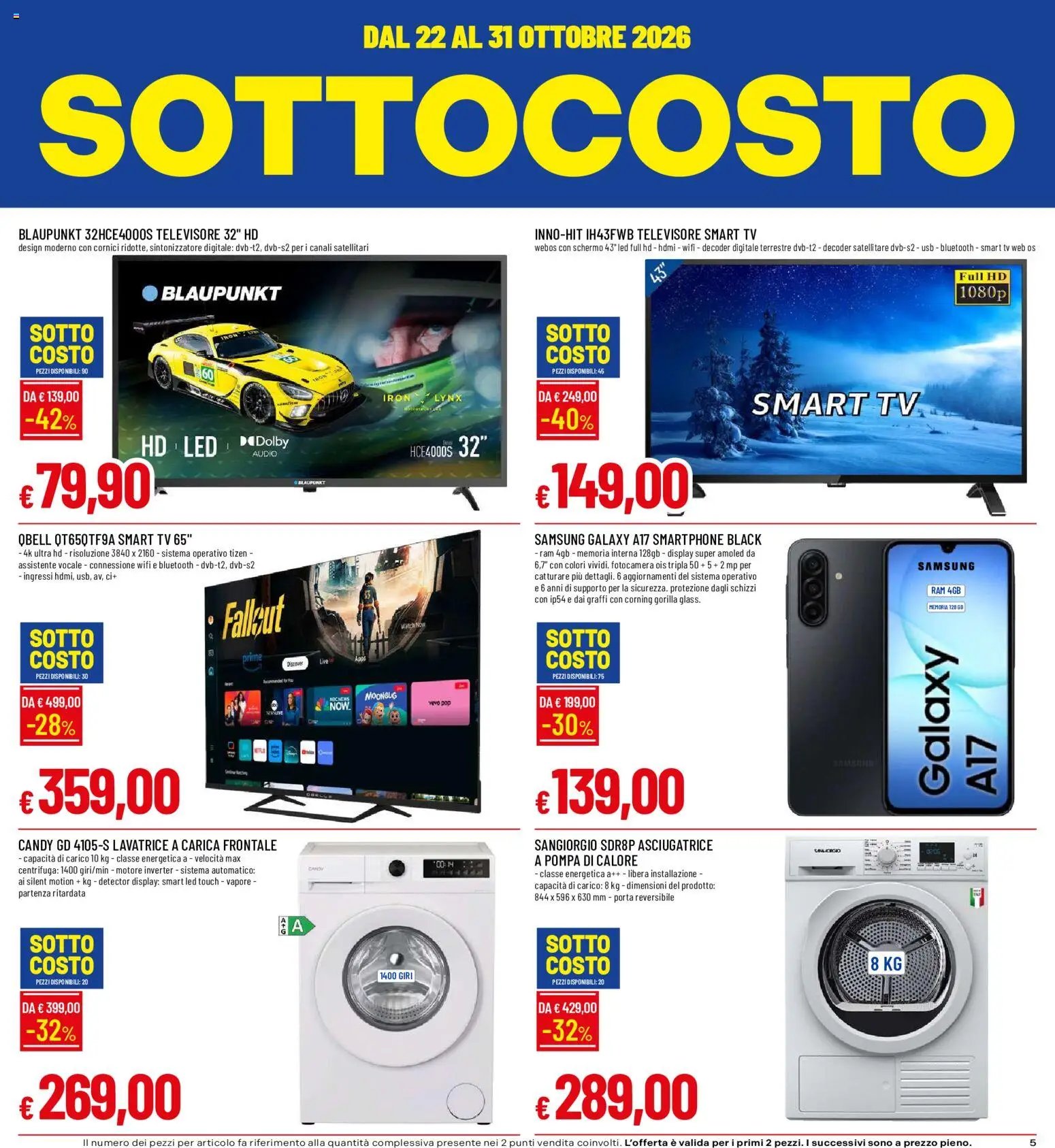 Galassia volantino Sotto Costo