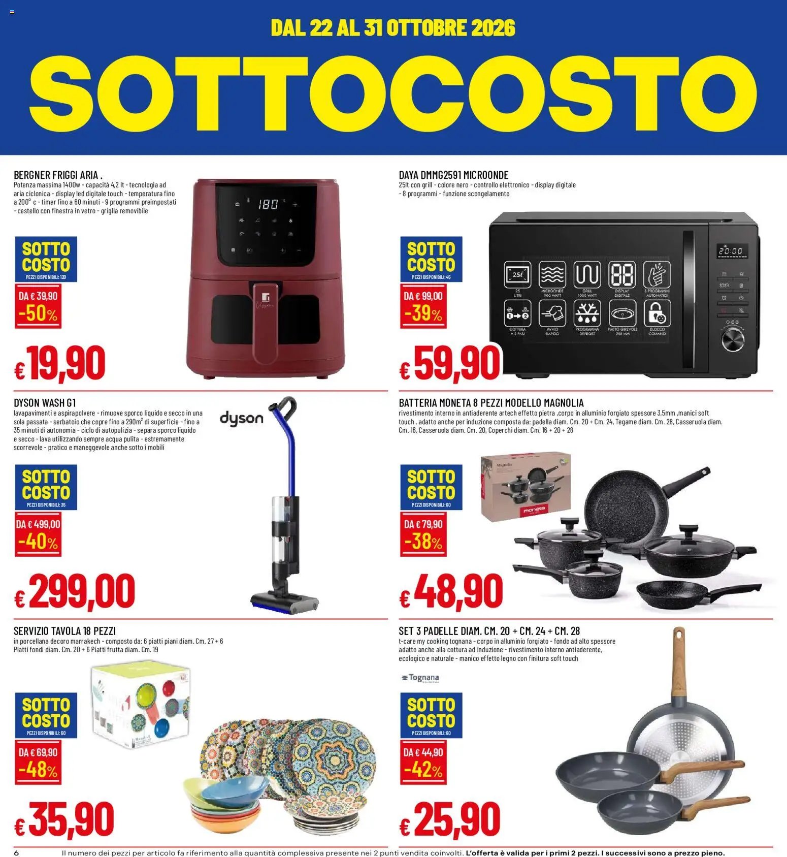 Galassia volantino Sotto Costo