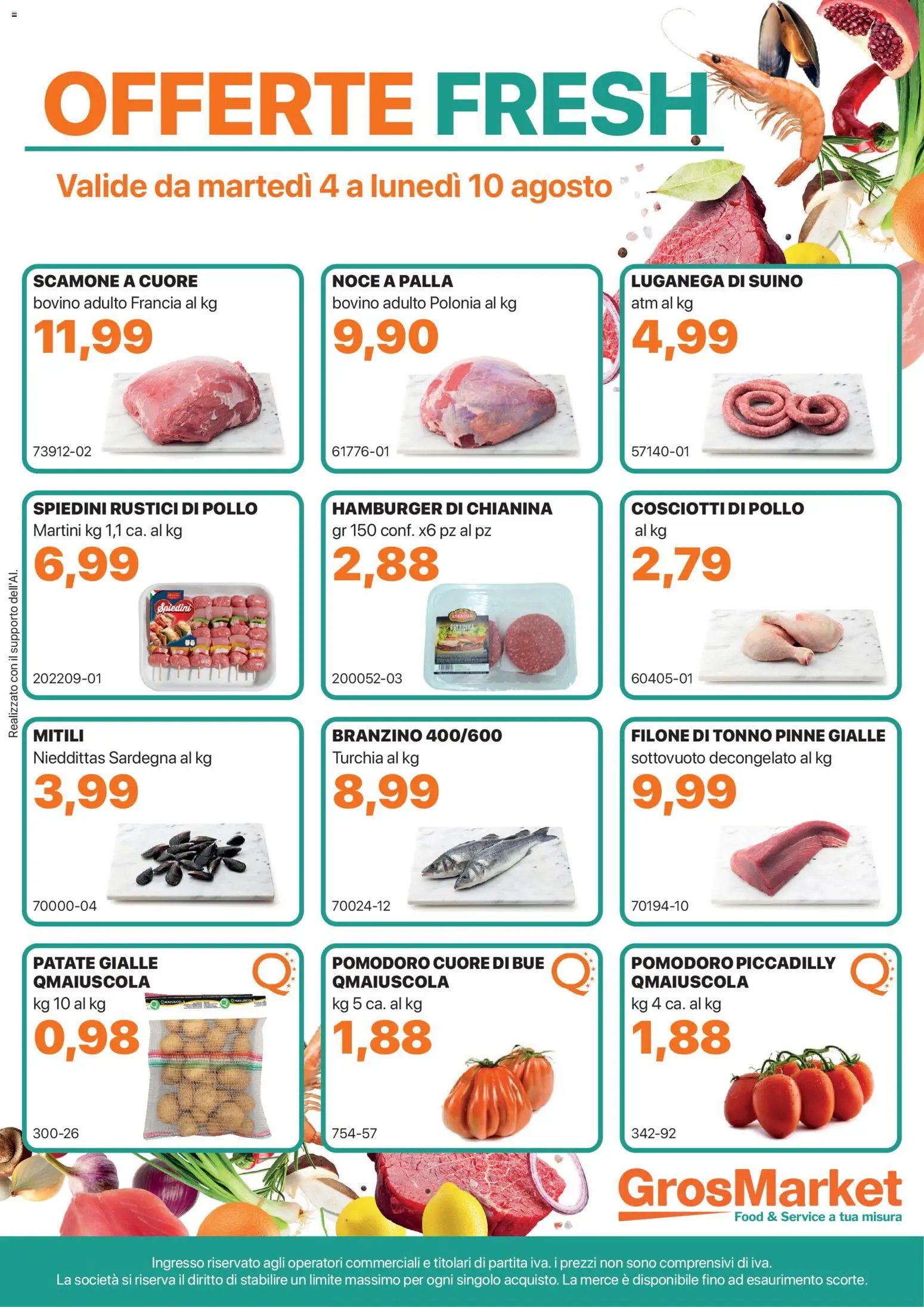 Sogegross volantino Offerte Fresh
