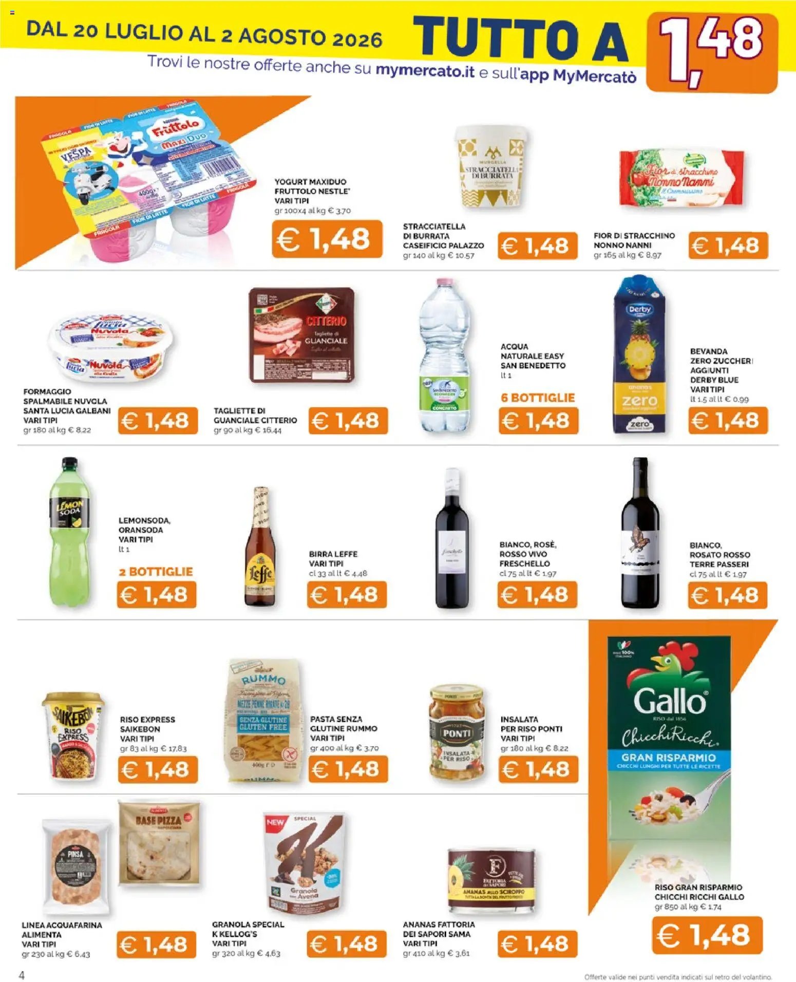 Mercatò volantino Extra