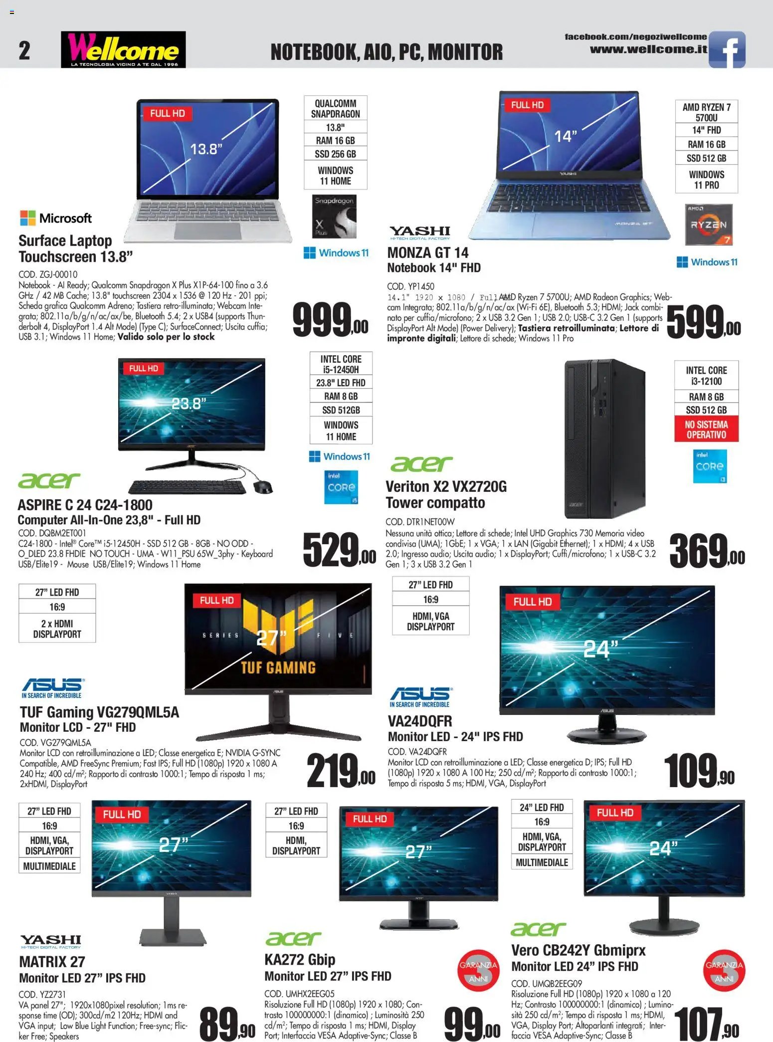 Volantino Wellcome	 (2025-11-06 - 2025-11-30)