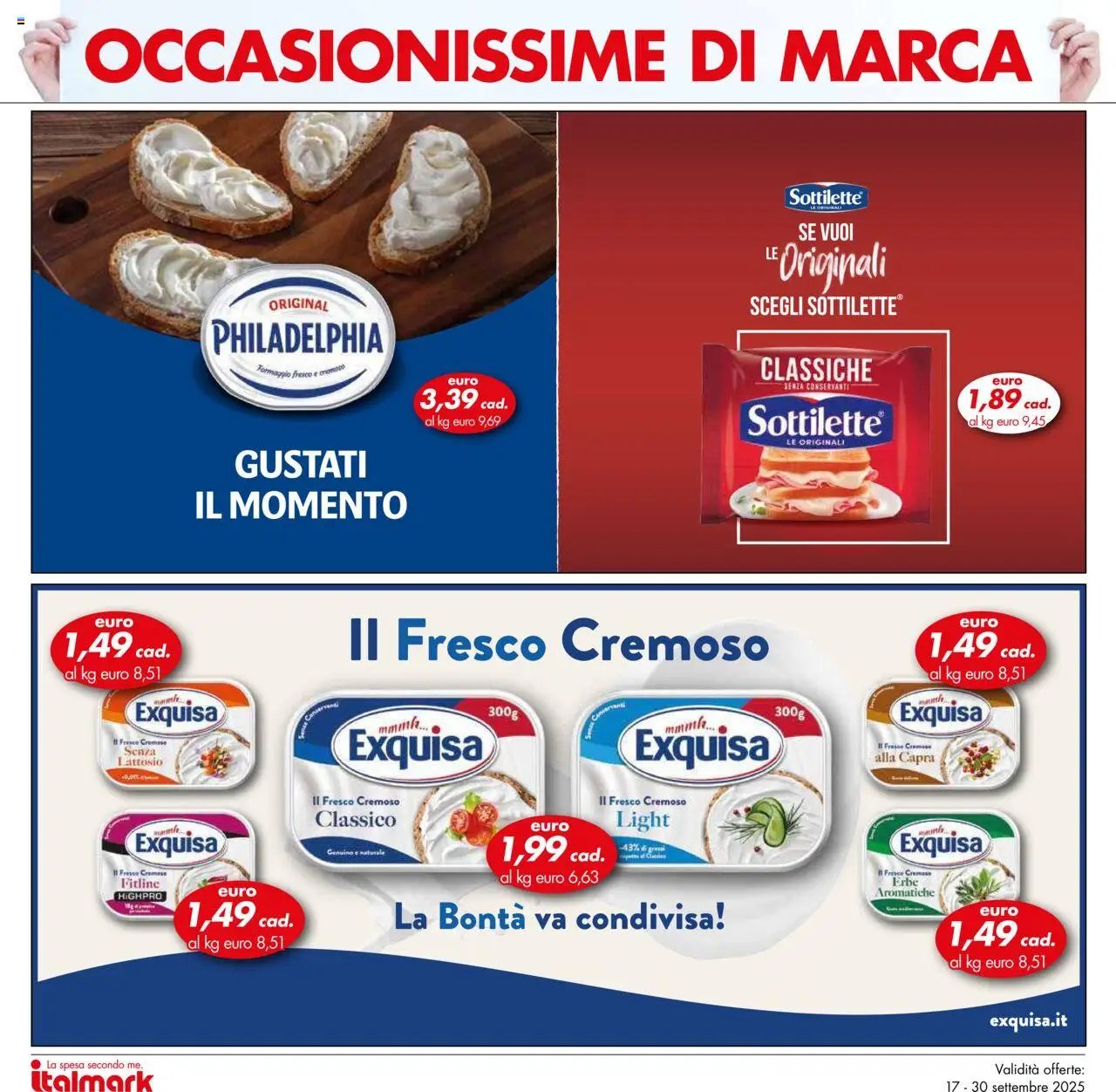Italmark Occasionissime di marca catalogo (2025-09-17 - 2025-09-30)