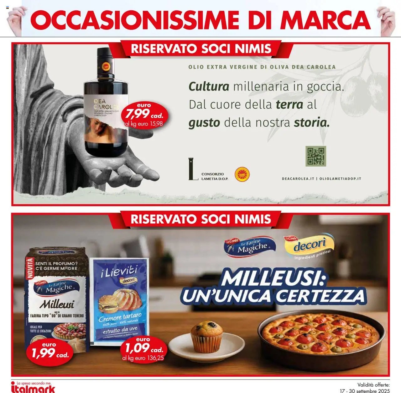 Italmark Occasionissime di marca catalogo (2025-09-17 - 2025-09-30)