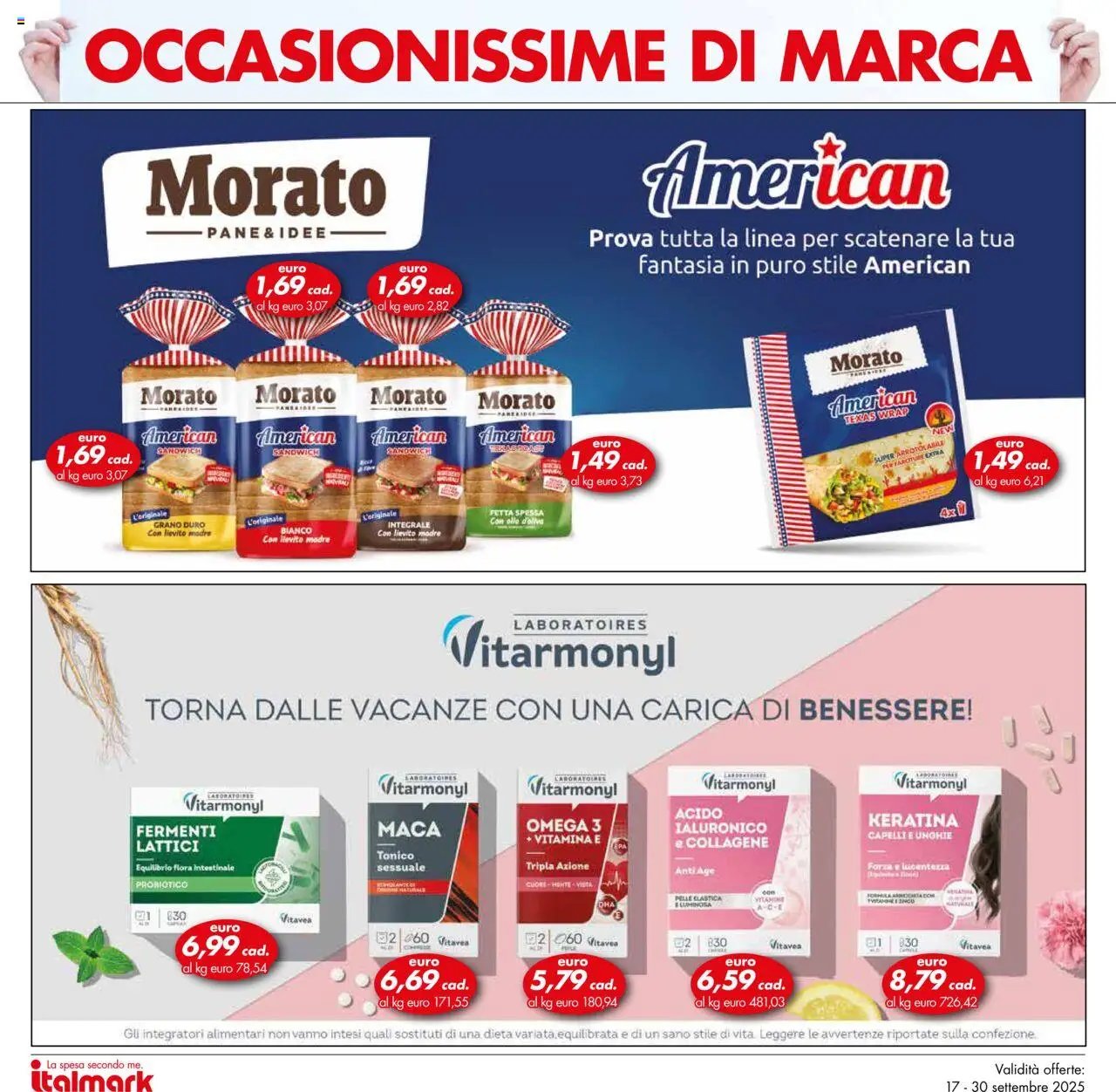 Italmark Occasionissime di marca catalogo (2025-09-17 - 2025-09-30)
