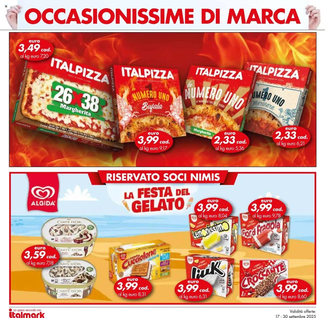 Italmark Occasionissime di marca catalogo (2025-09-17 - 2025-09-30)