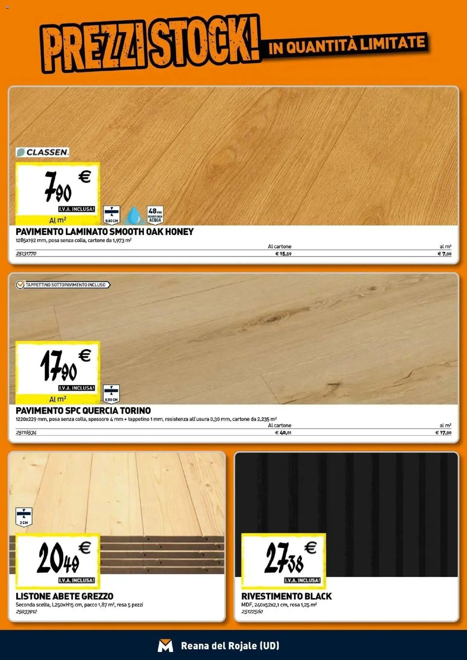 TECNOMAT - Straordinari prezzi stock!