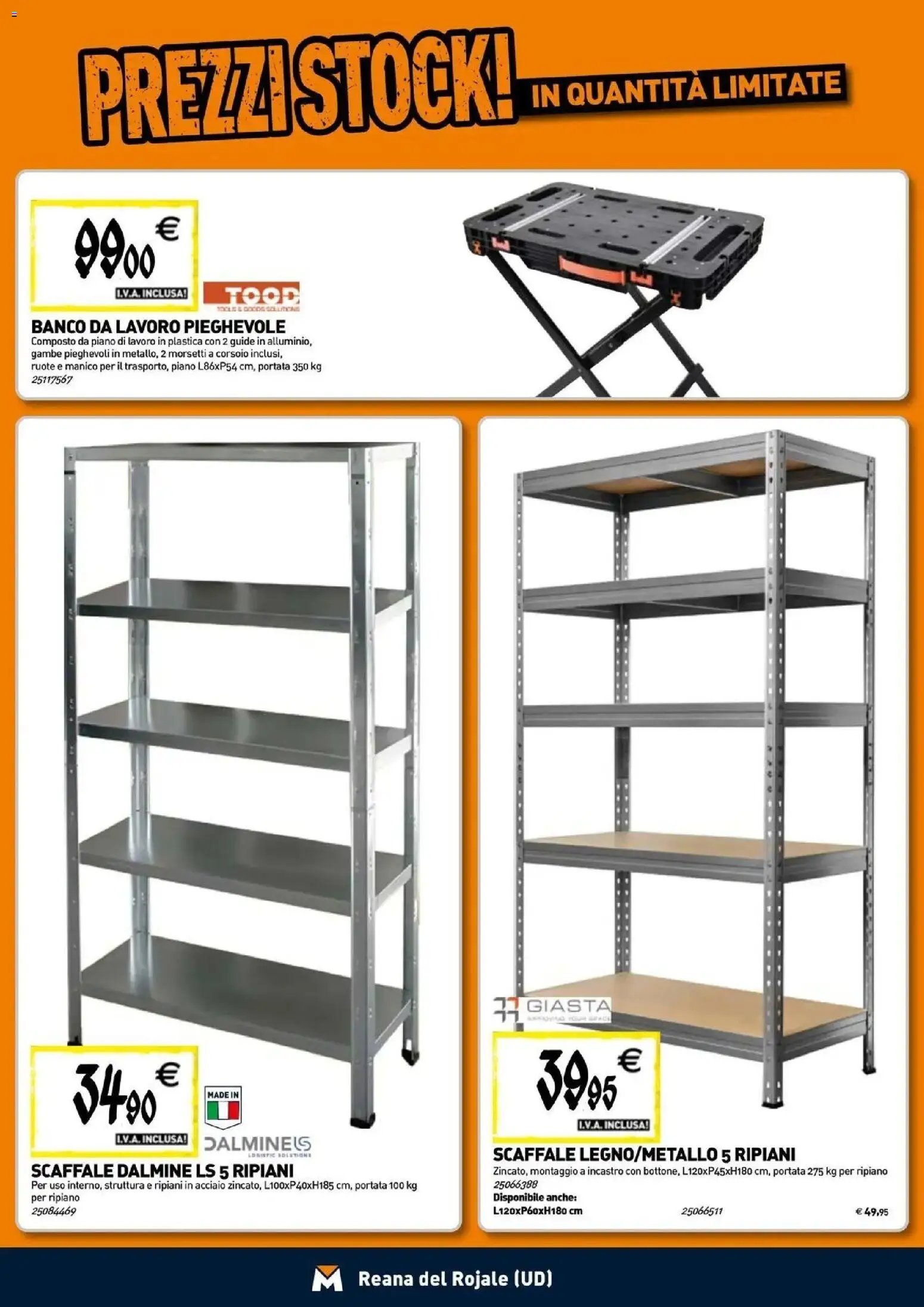TECNOMAT - Straordinari prezzi stock!
