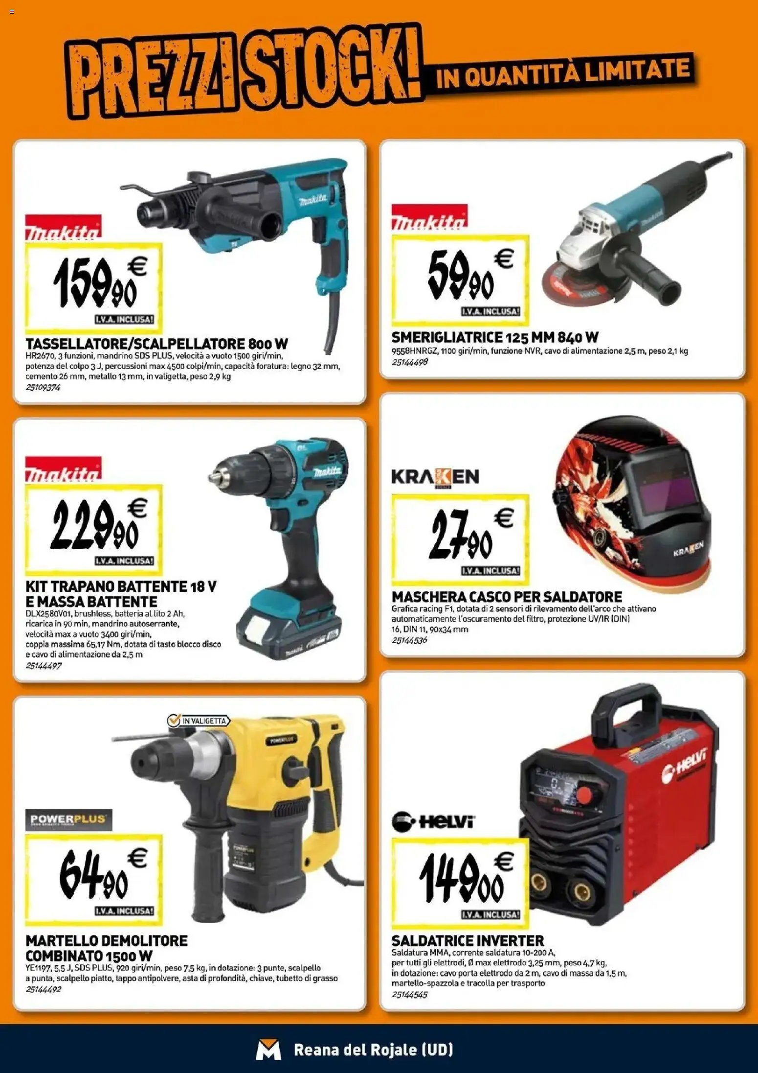 TECNOMAT - Straordinari prezzi stock!