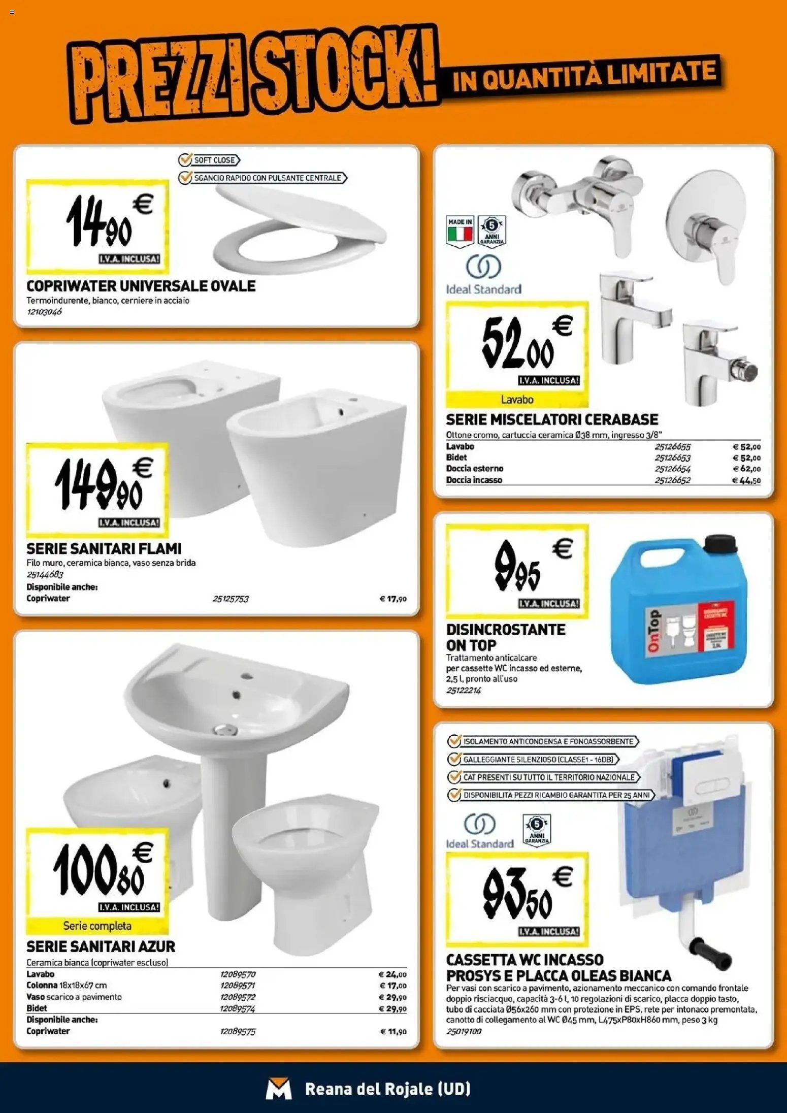 TECNOMAT - Straordinari prezzi stock!