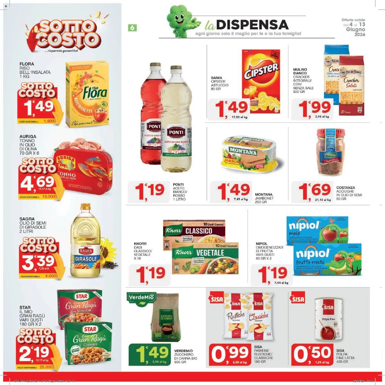 SISA volantino Quick