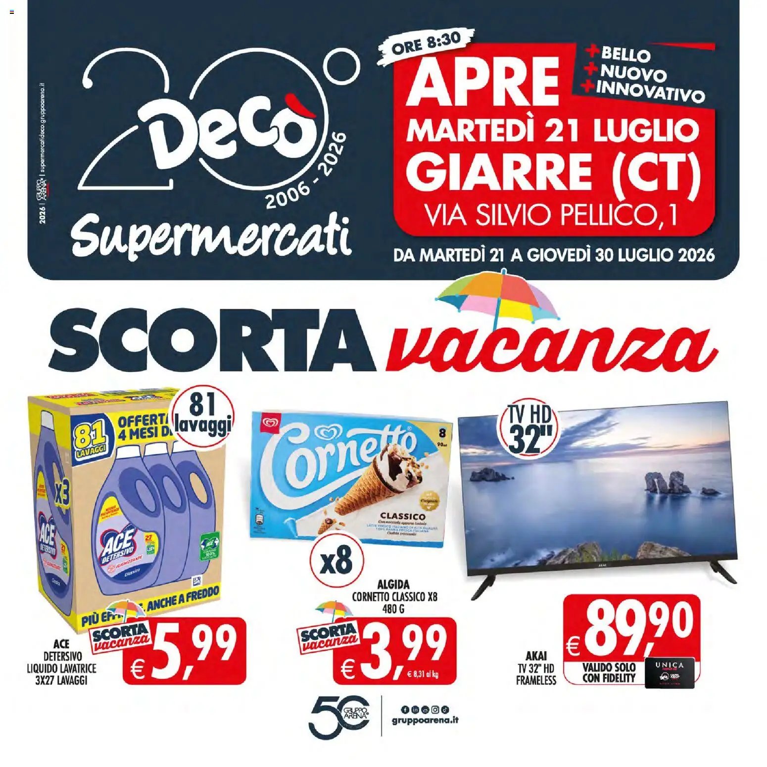 Decò volantino Giarre