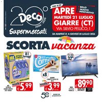 Decò volantino Giarre