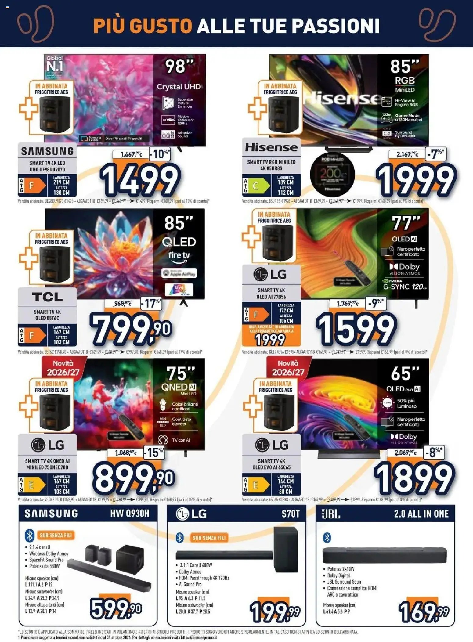 Unieuro - Più gusto alle tue passioni da Unieuro!