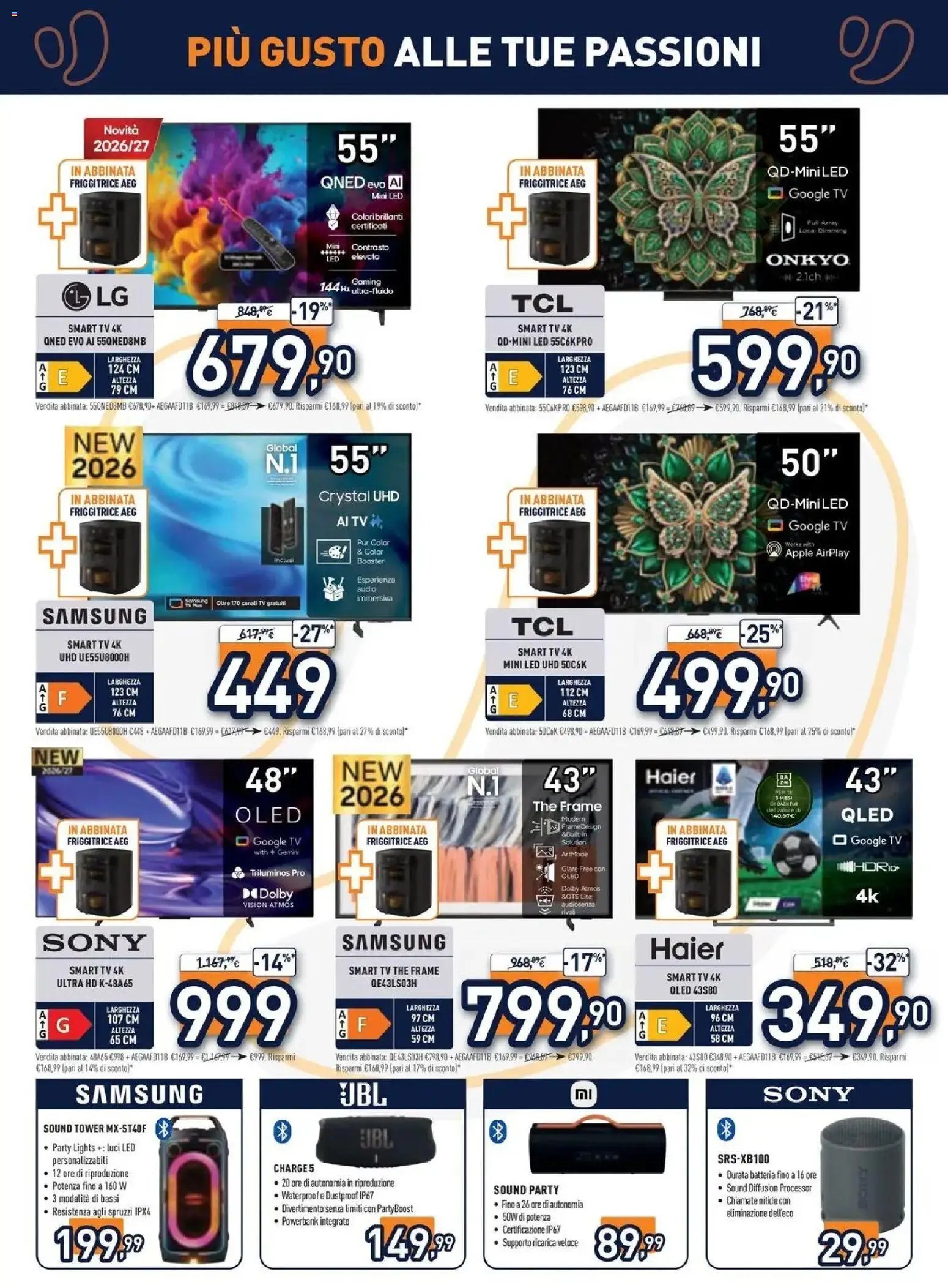 Unieuro - Più gusto alle tue passioni da Unieuro!
