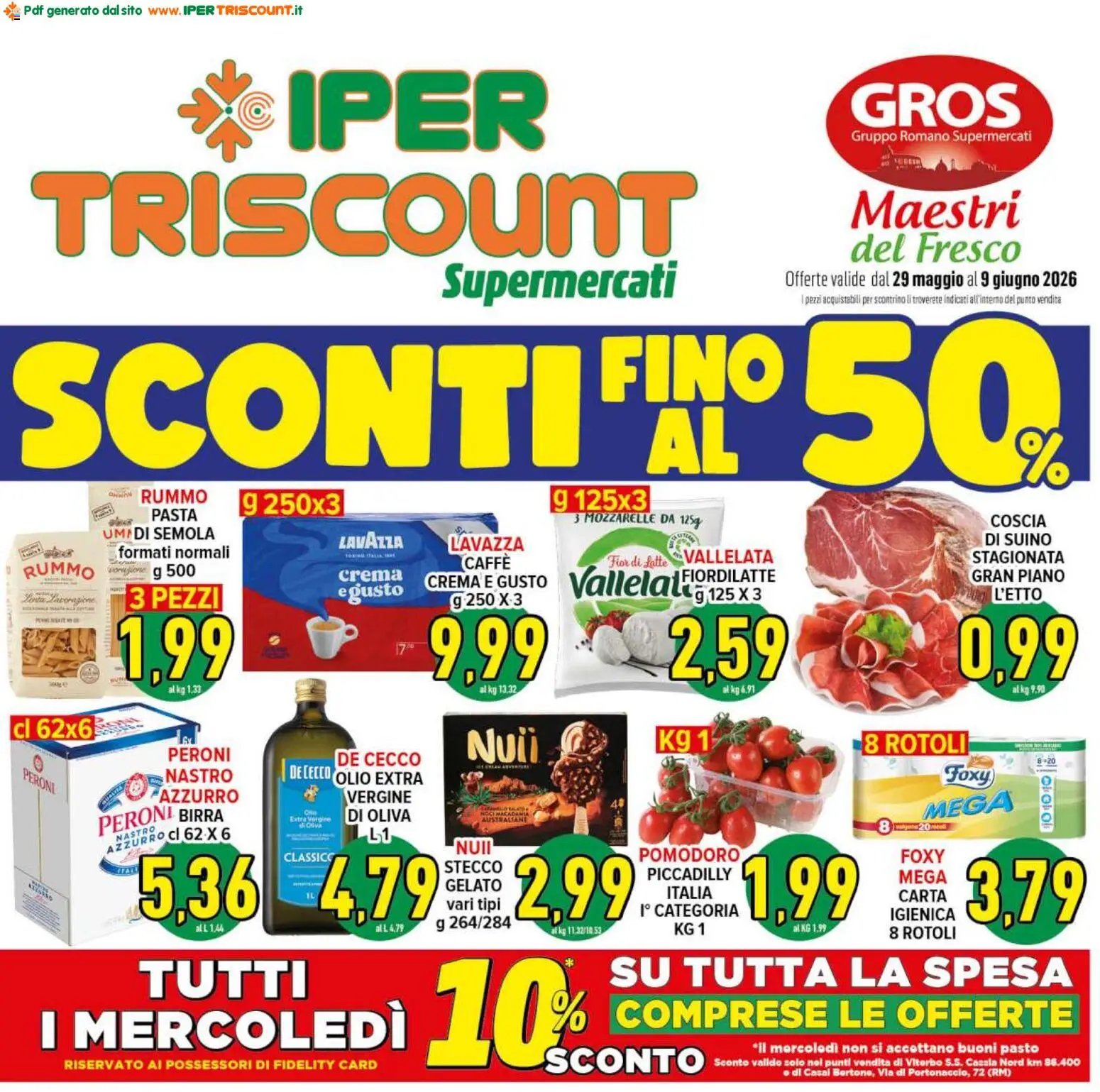 Ipertriscount volantino Viterbo