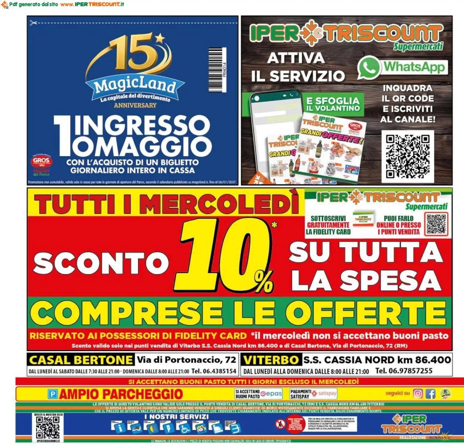 Ipertriscount volantino Viterbo