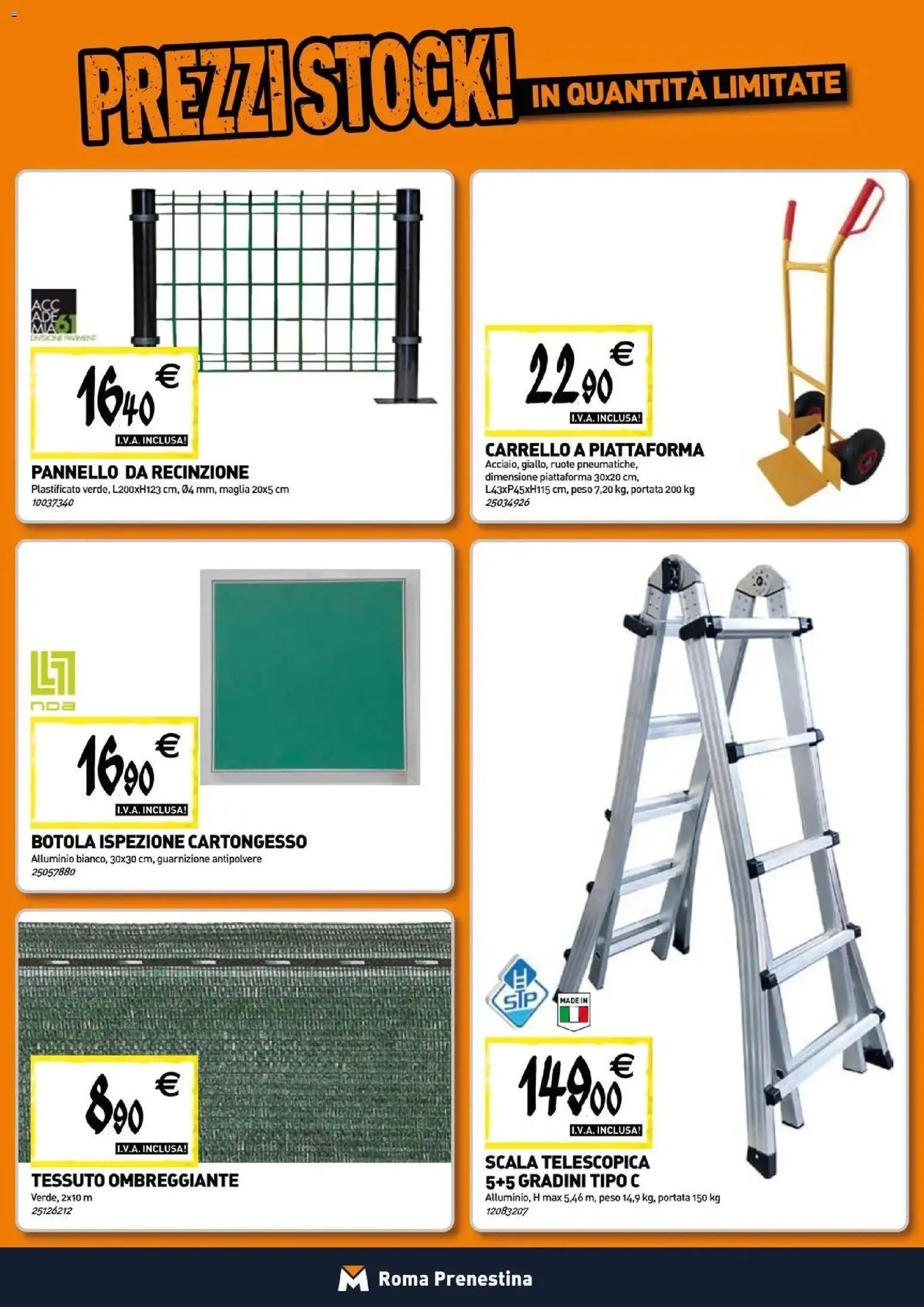 TECNOMAT - Straordinari prezzi stock!