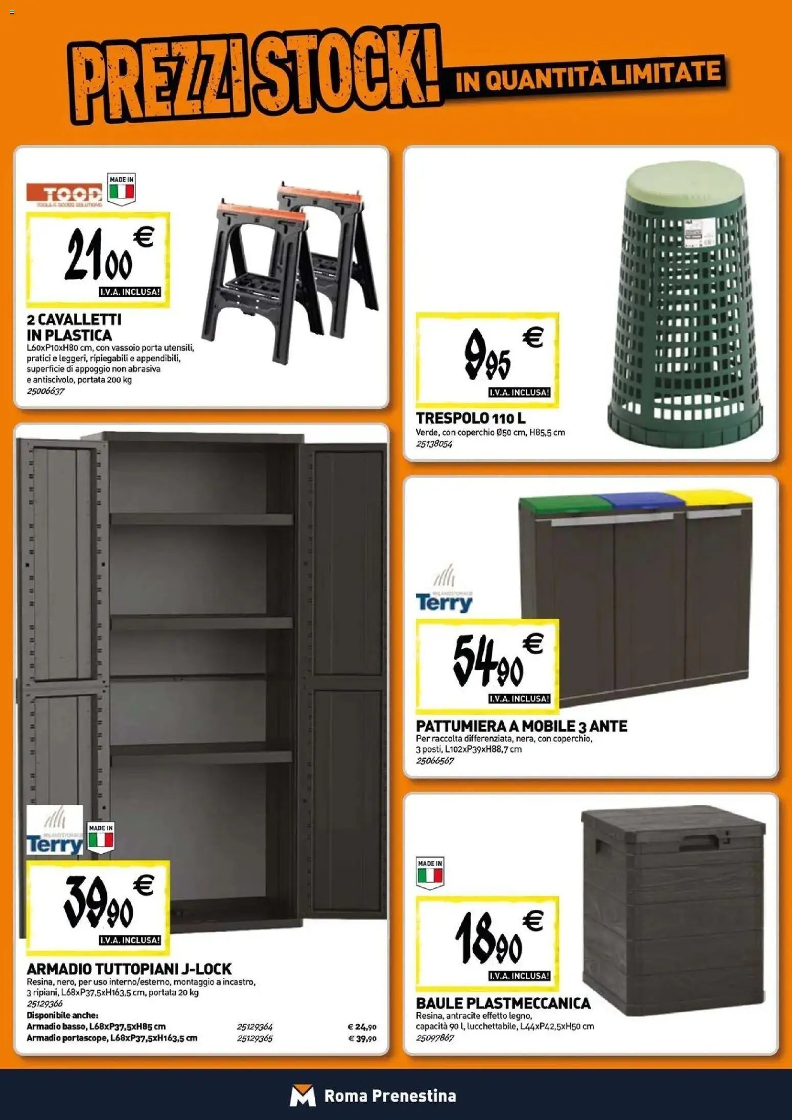 TECNOMAT - Straordinari prezzi stock!