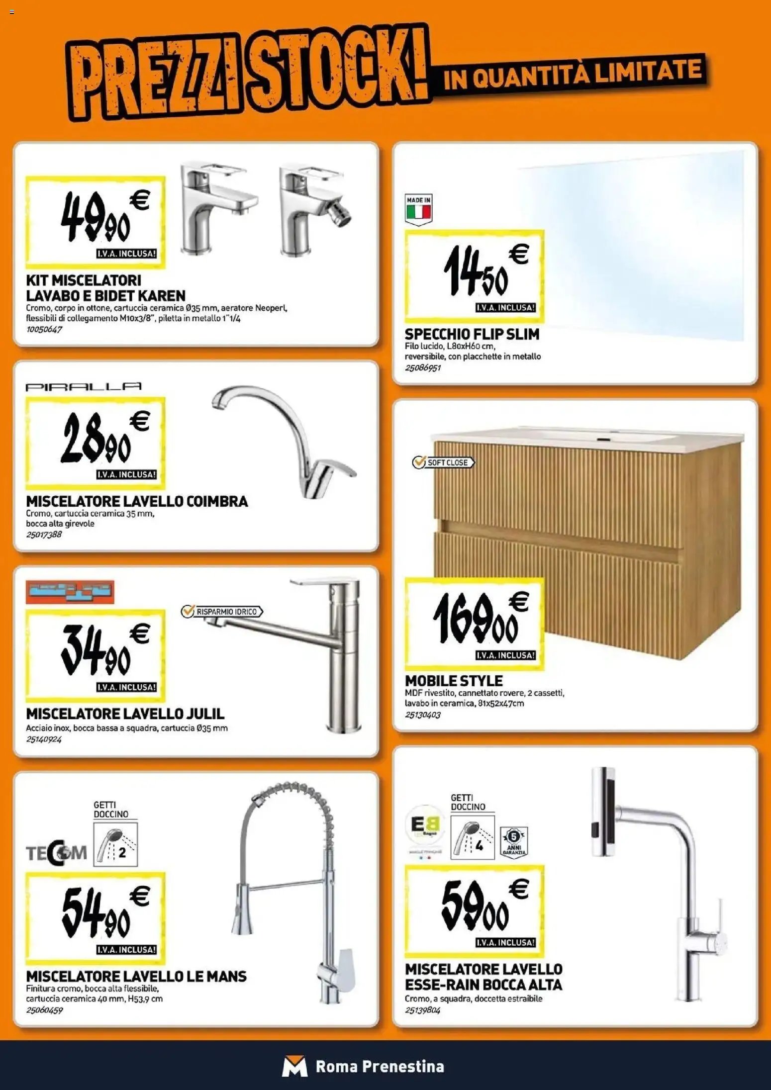 TECNOMAT - Straordinari prezzi stock!