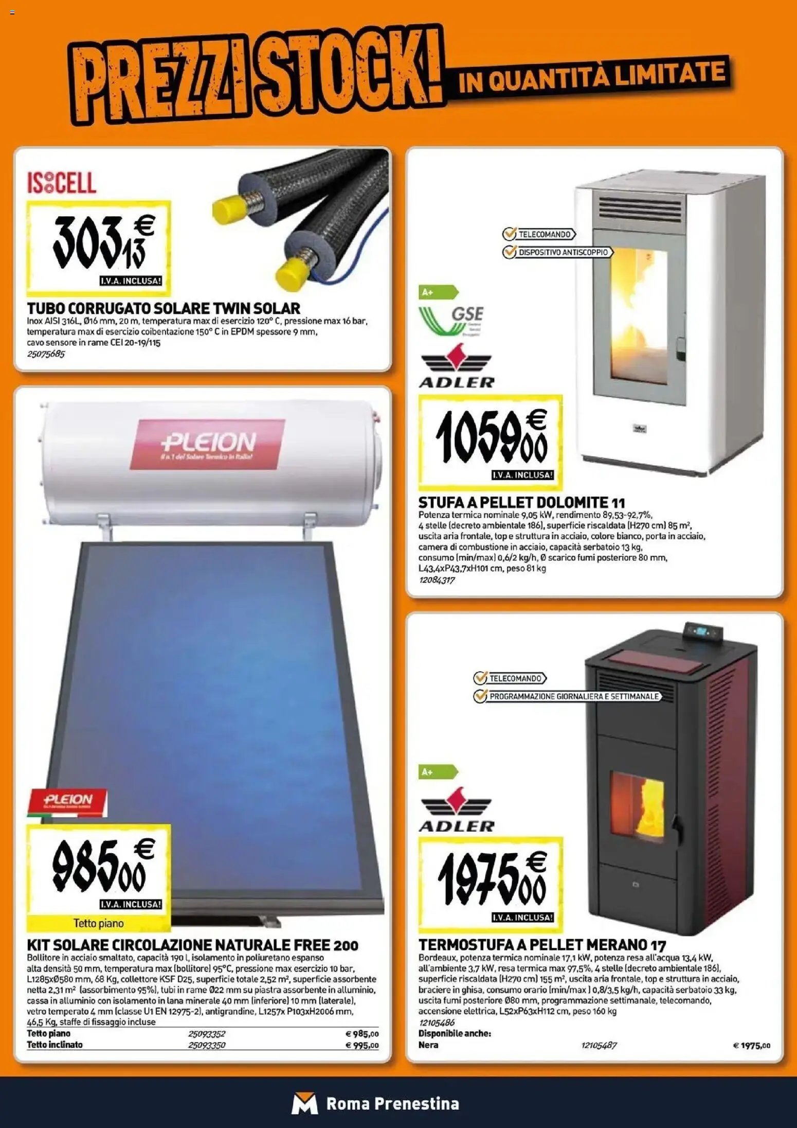 TECNOMAT - Straordinari prezzi stock!