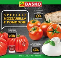 Basko volantino Mozzarella e Pomodori