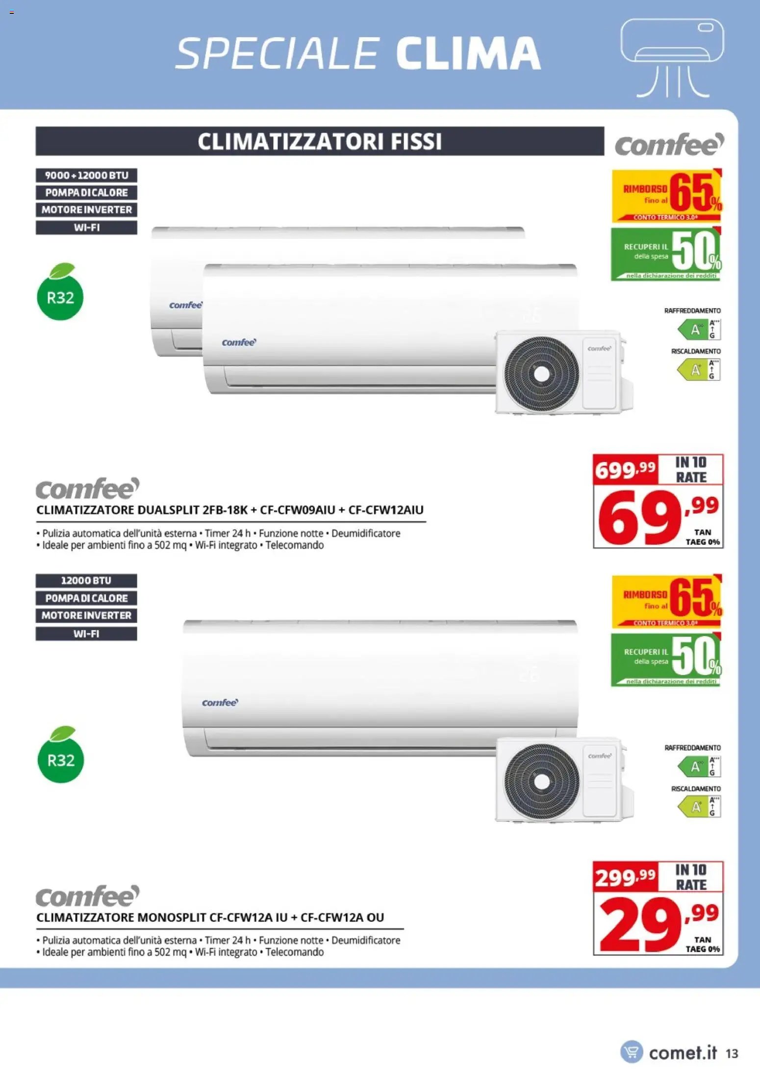 Comet volantino Clima