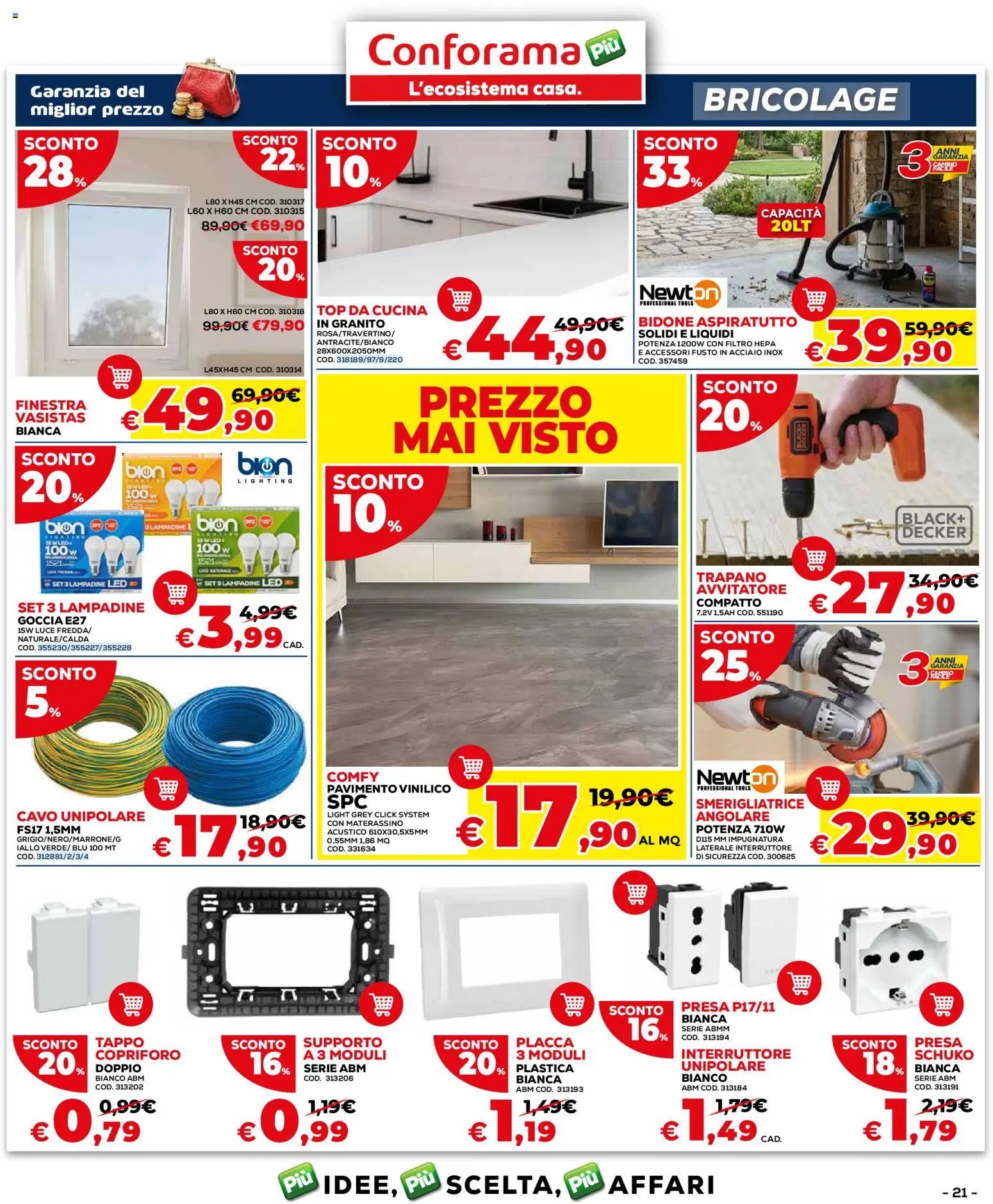 Conforama volantino