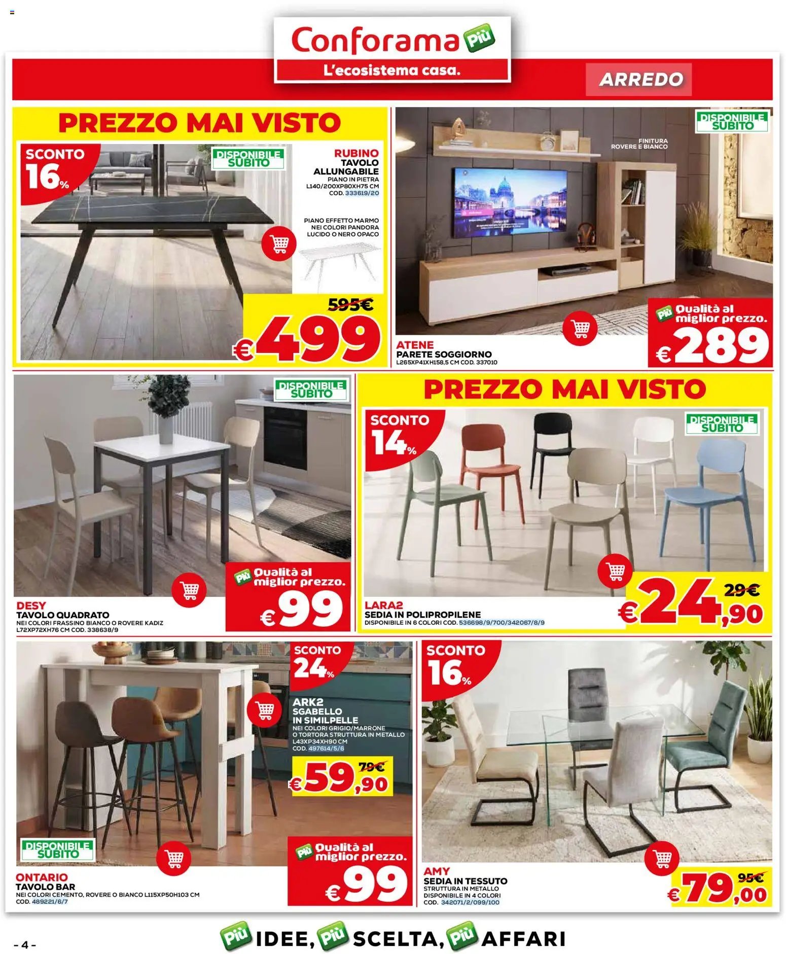 Conforama volantino