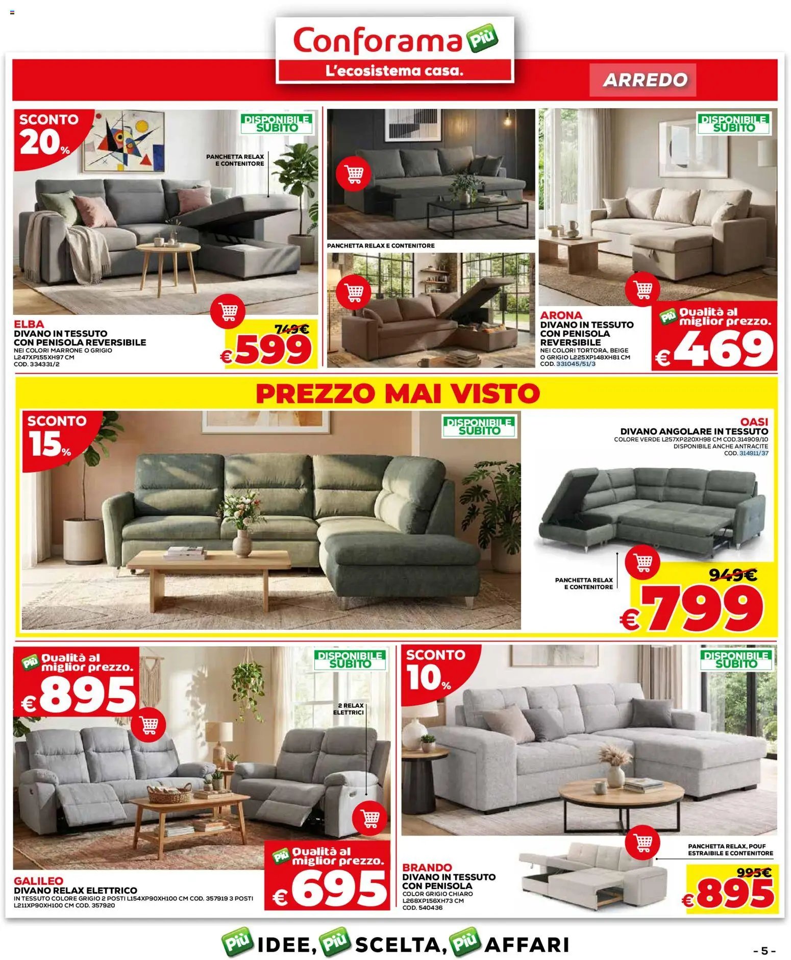 Conforama volantino