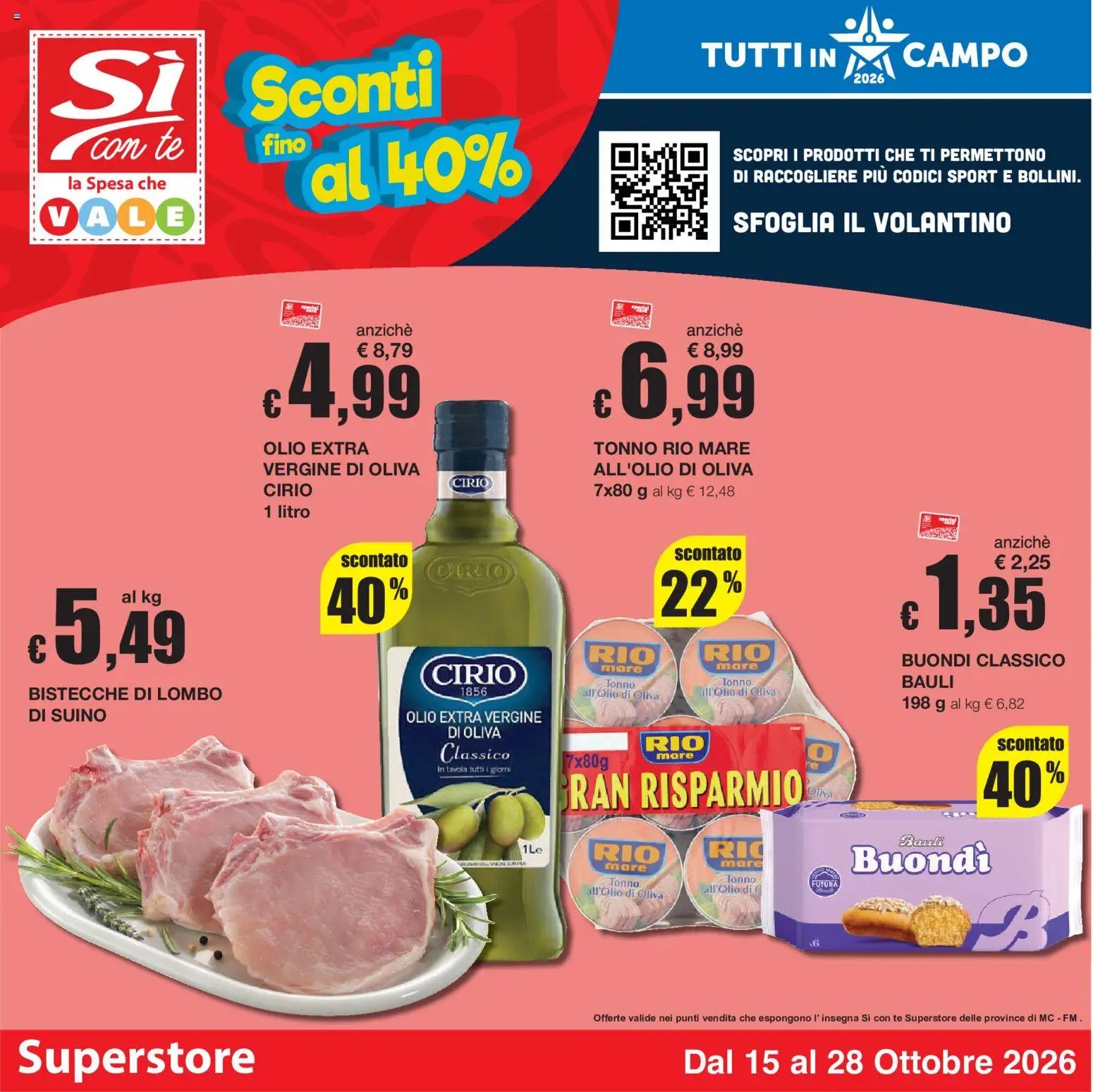 Sì con Te volantino Superstore