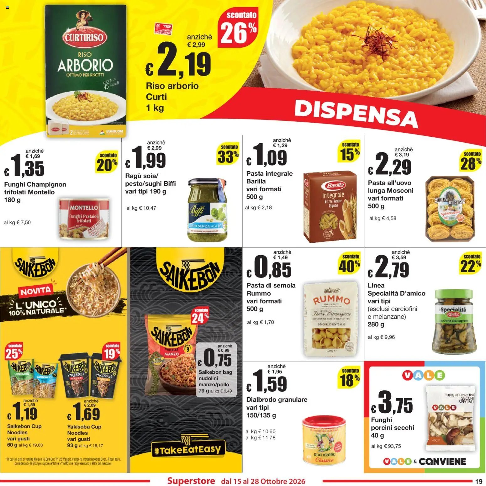 Sì con Te volantino Superstore