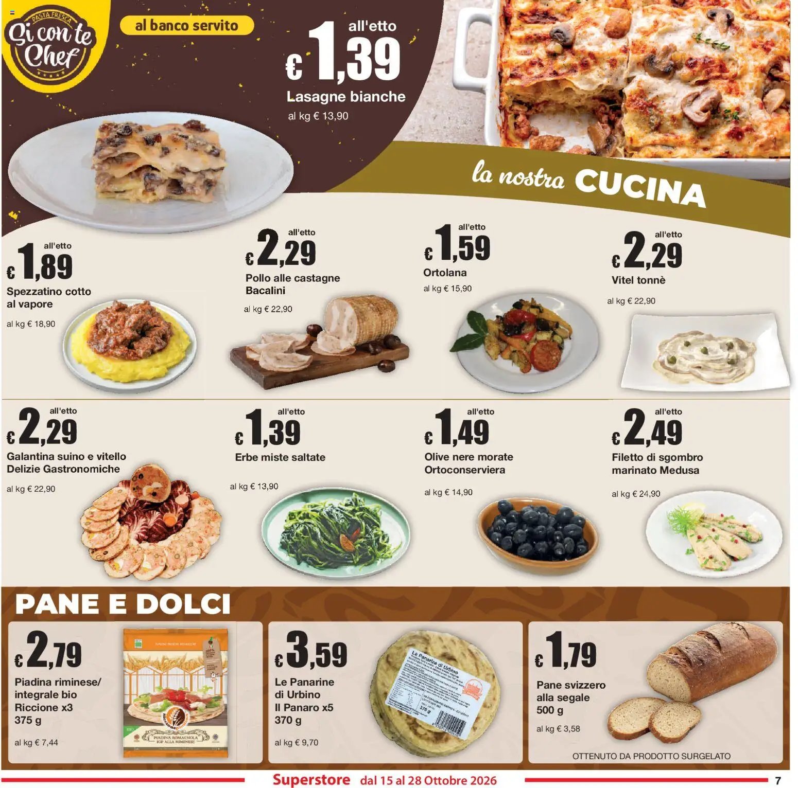 Sì con Te volantino Superstore