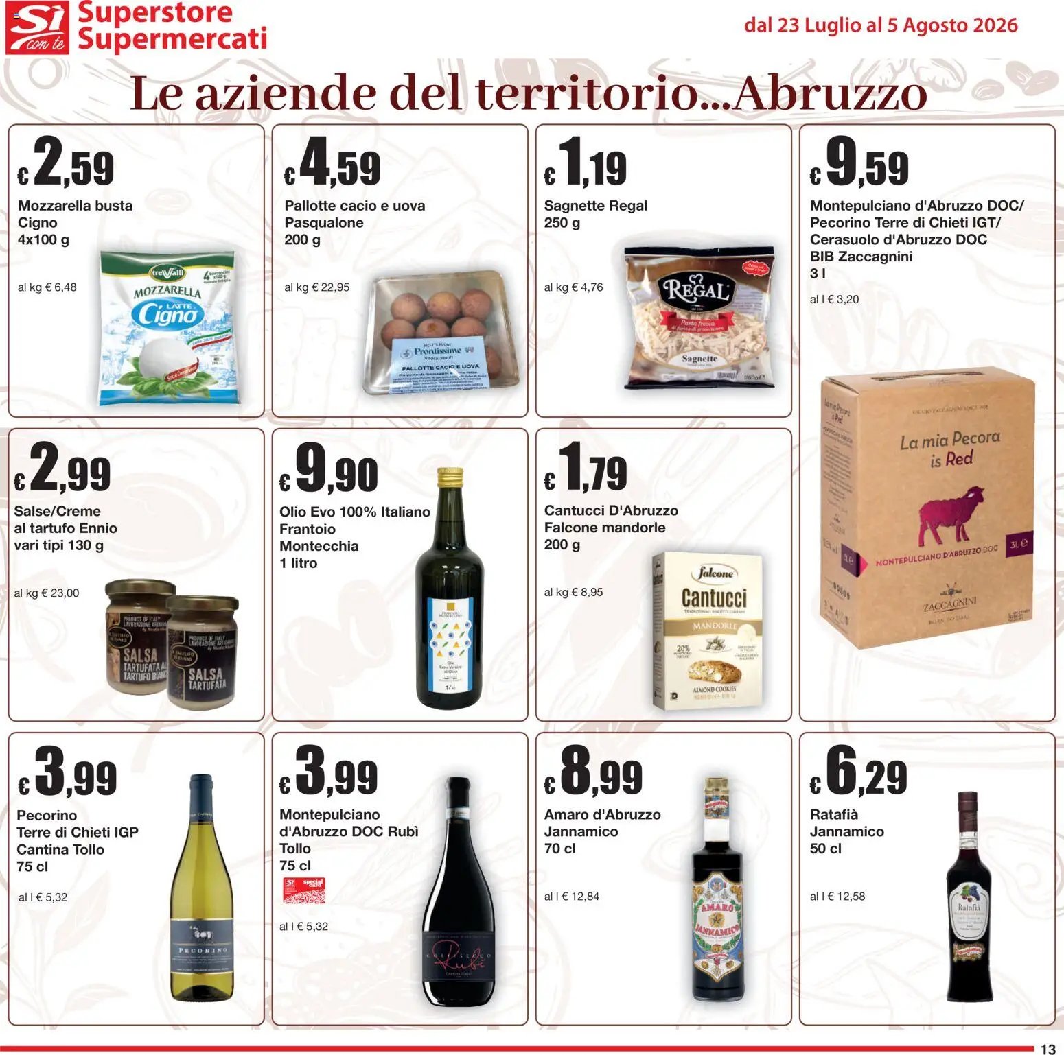 Sì con Te volantino Abruzzo