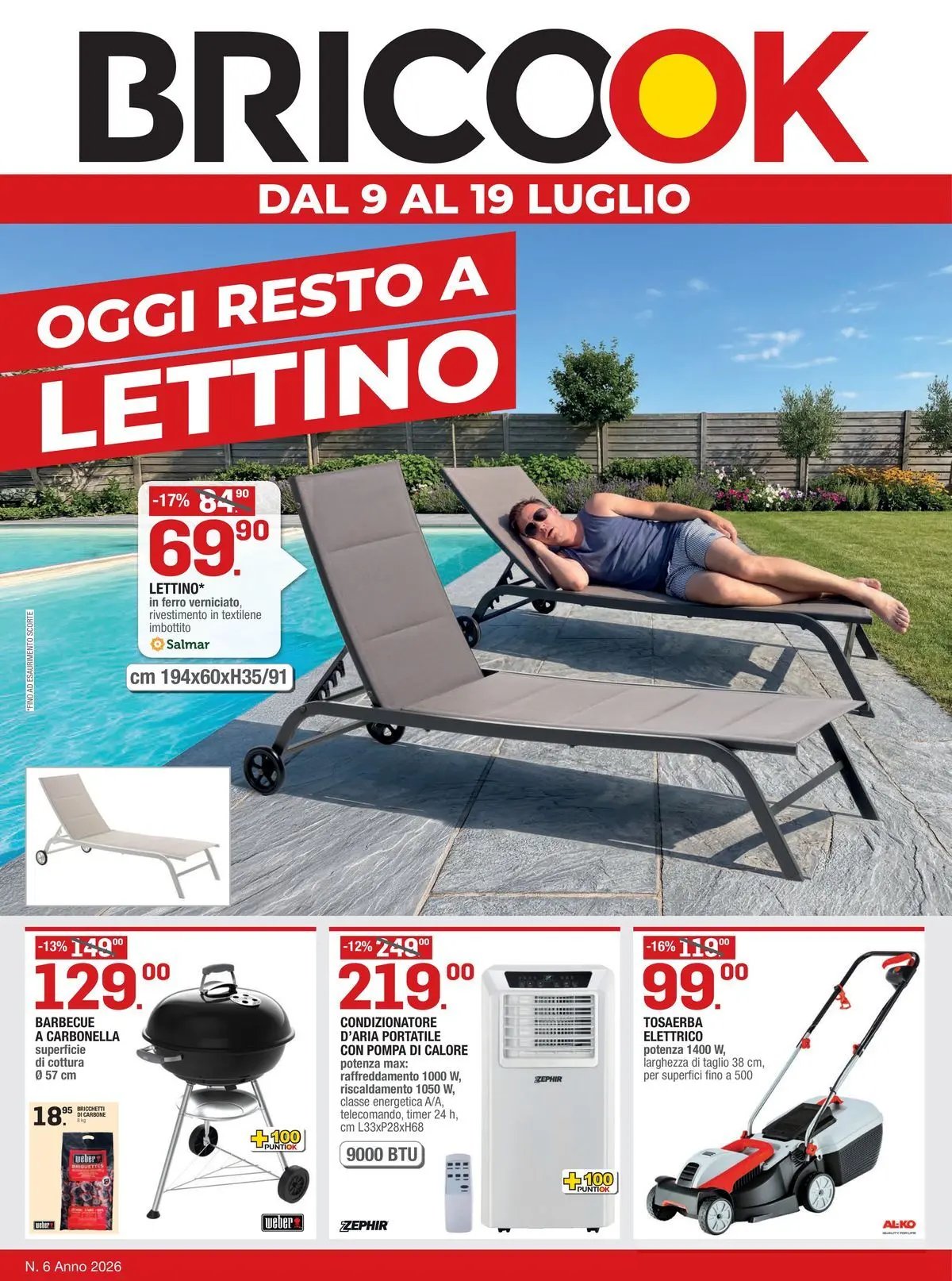 Brico OK - Oggi resto a lettino