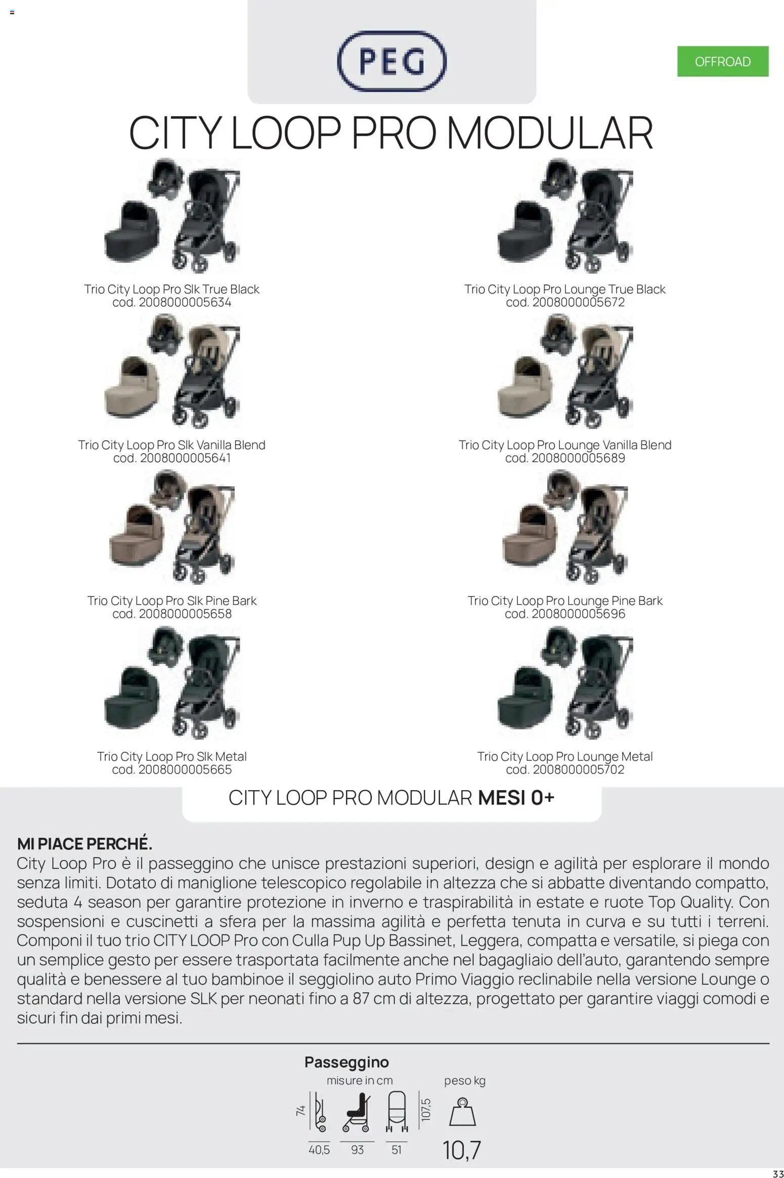 Prenatal volantino Modulari
