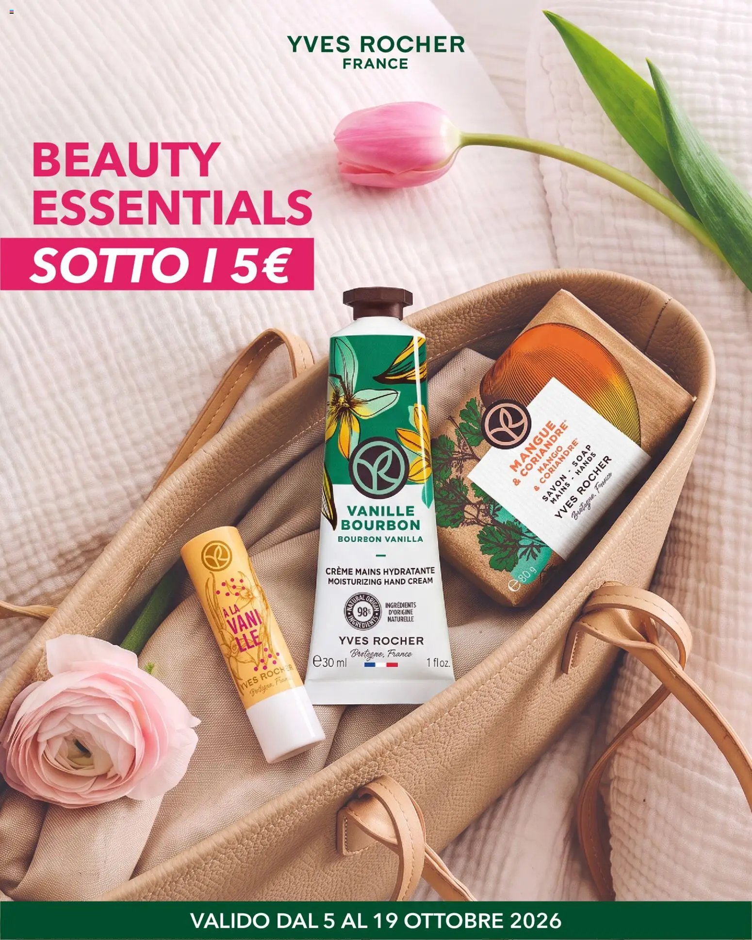 Yves Rocher catalogo Beauty Essentials