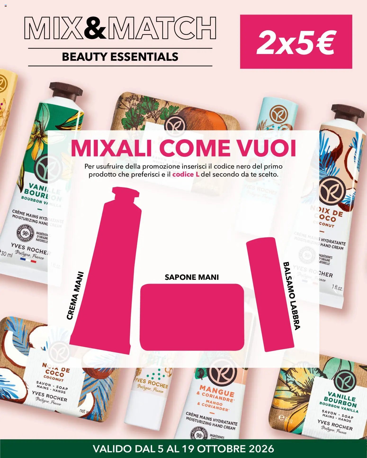 Yves Rocher catalogo Beauty Essentials