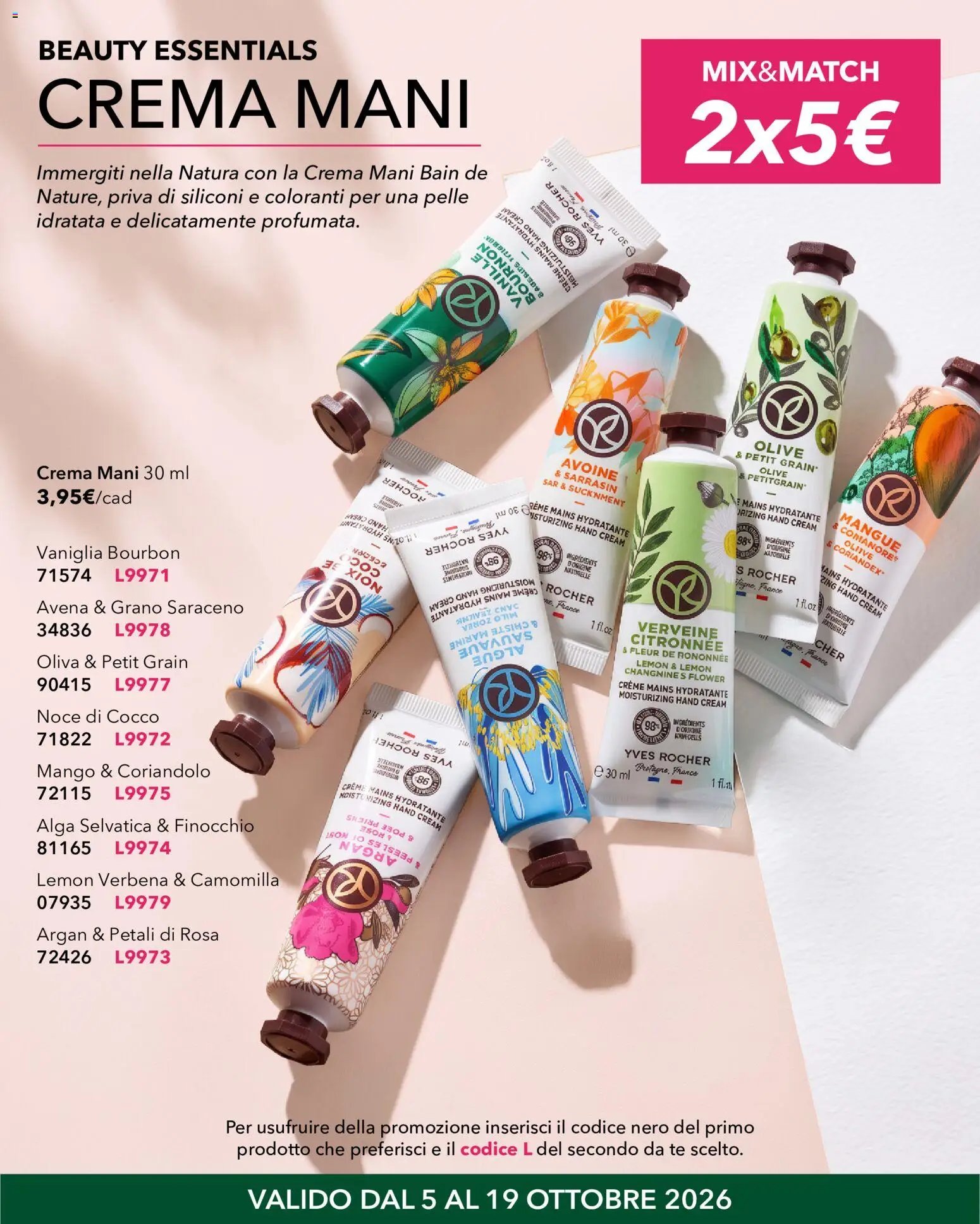 Yves Rocher catalogo Beauty Essentials