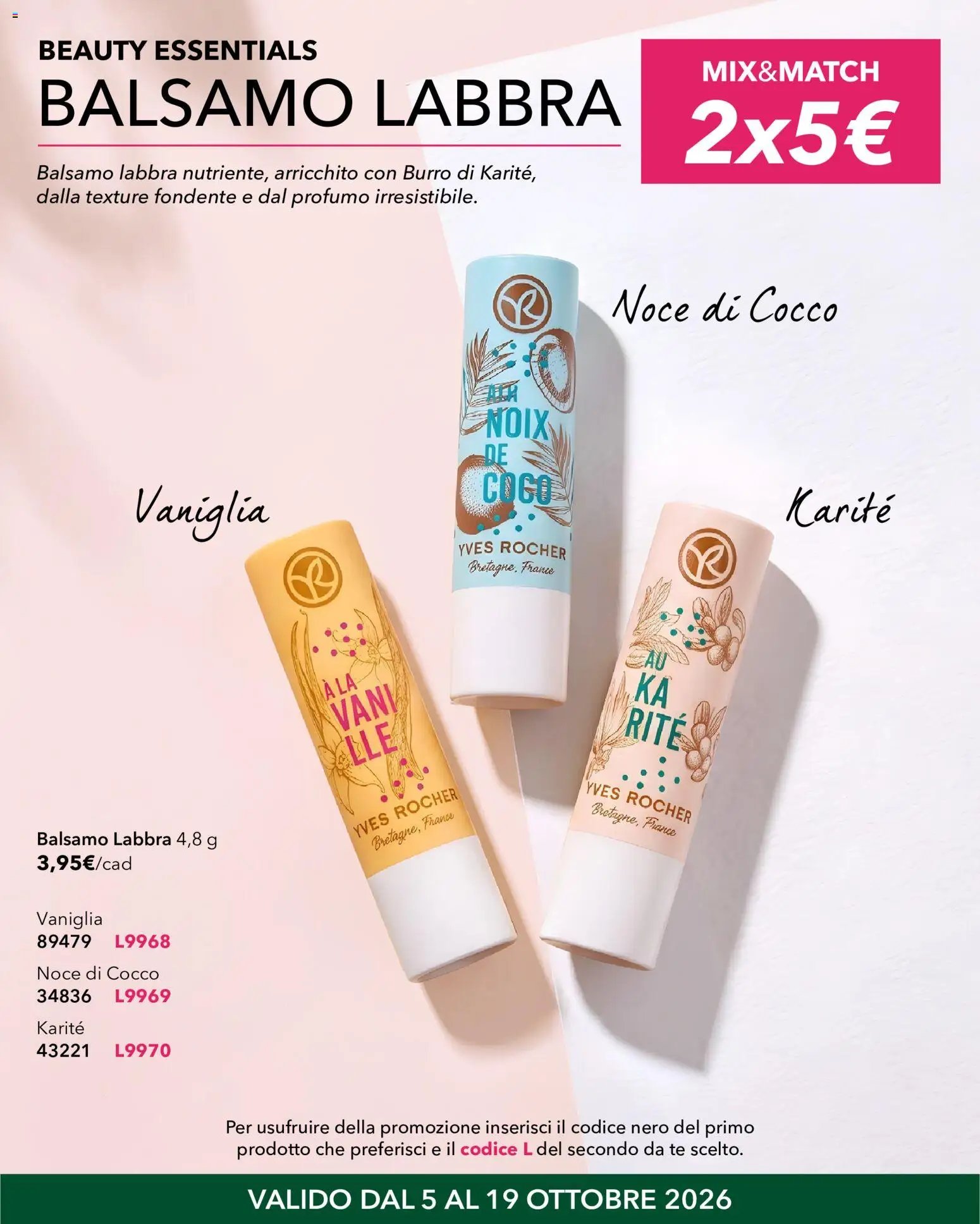 Yves Rocher catalogo Beauty Essentials