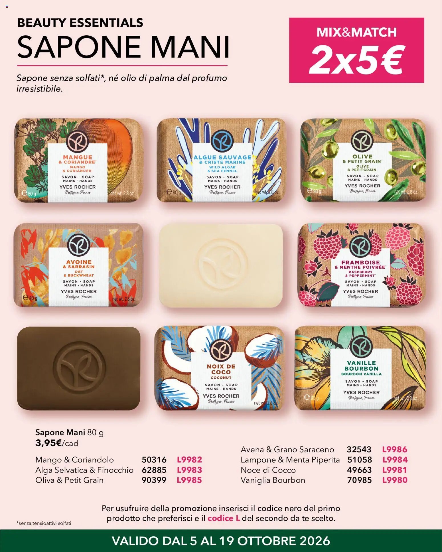 Yves Rocher catalogo Beauty Essentials