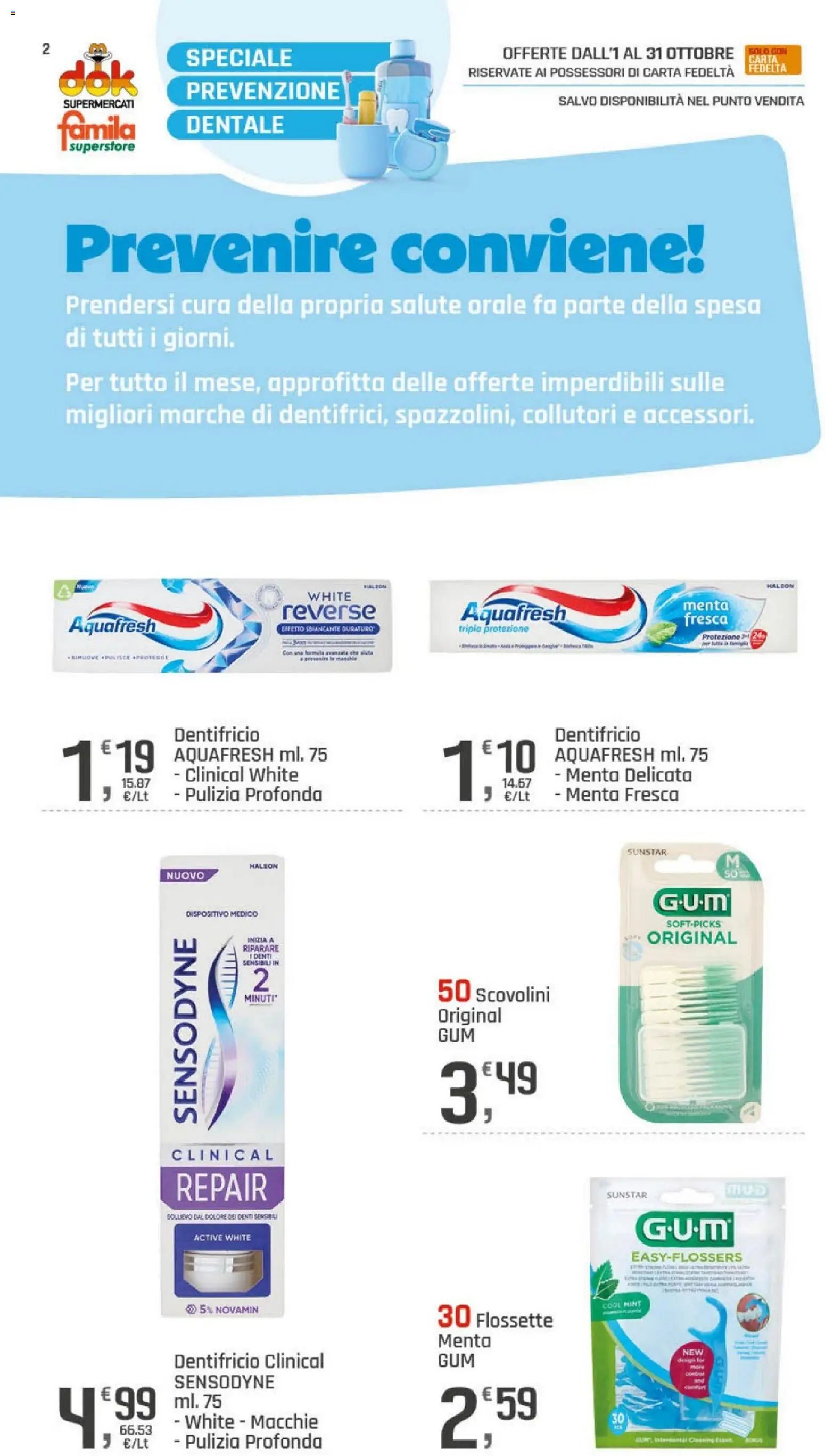 DOK volantino Oral Care